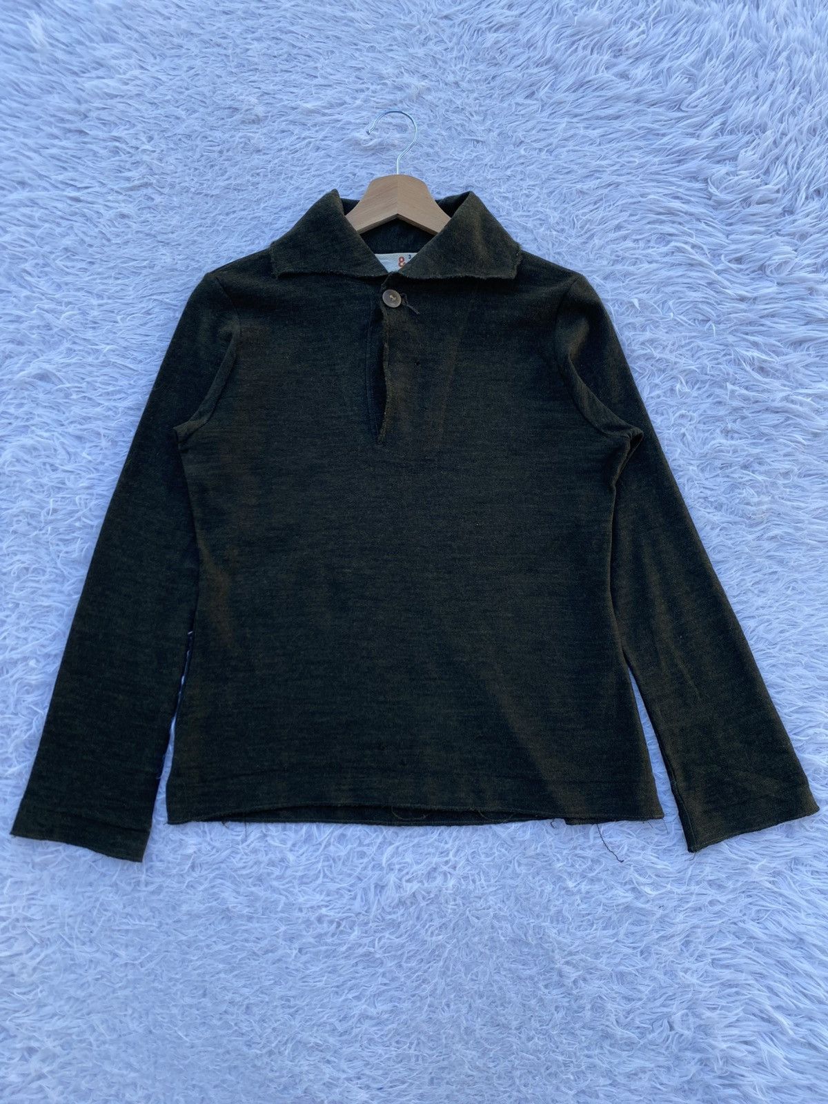 45rpm Rare Vintage 45rpm Japanese Brand Longsleeve Polo Tshirt Size S / US 4 / IT 40 - 1 Thumbnail