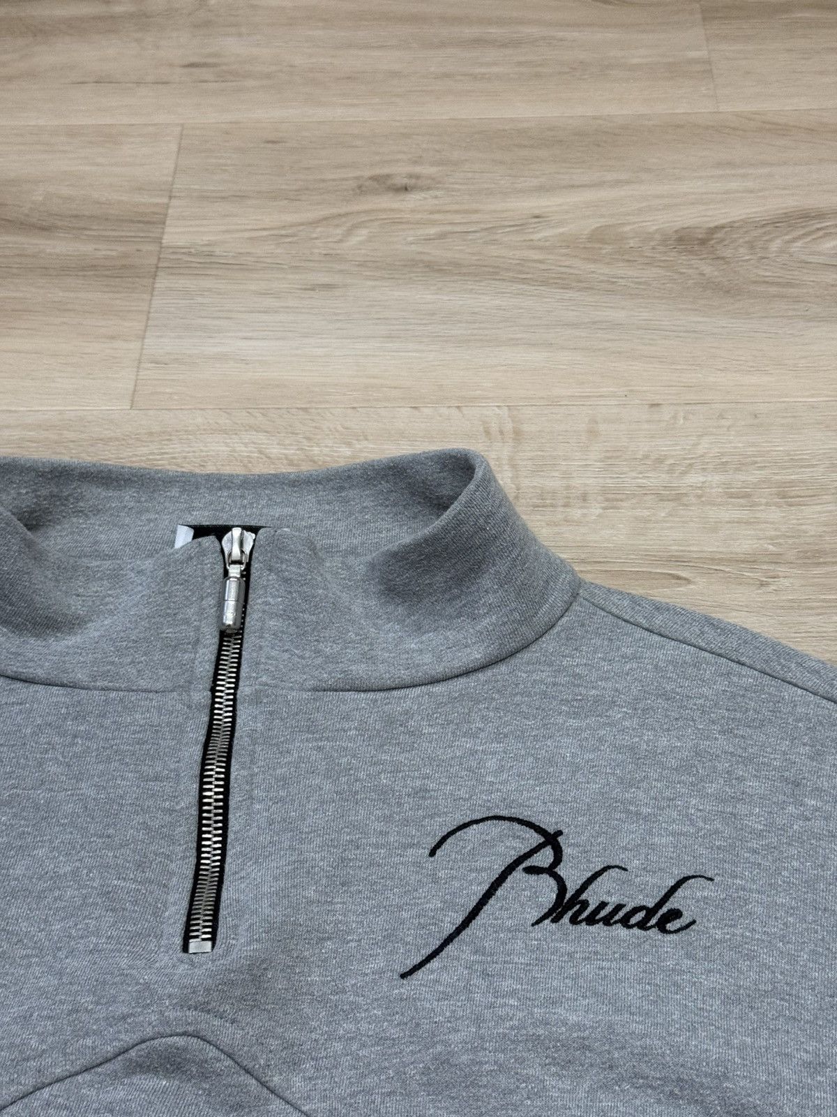 Rhude Rhude Classic Logo Quarter Zip Sweatshirt Size US XL / EU 56 / 4 - 2 Thumbnail