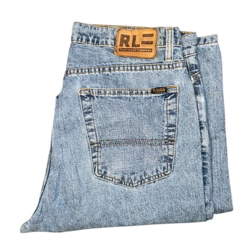Ralph Lauren Polo Jeans Co Ralph Lauren RL Straight Leg Denim Jeans 36x28 Size US XL / EU 56 / 4 - 1 Thumbnail