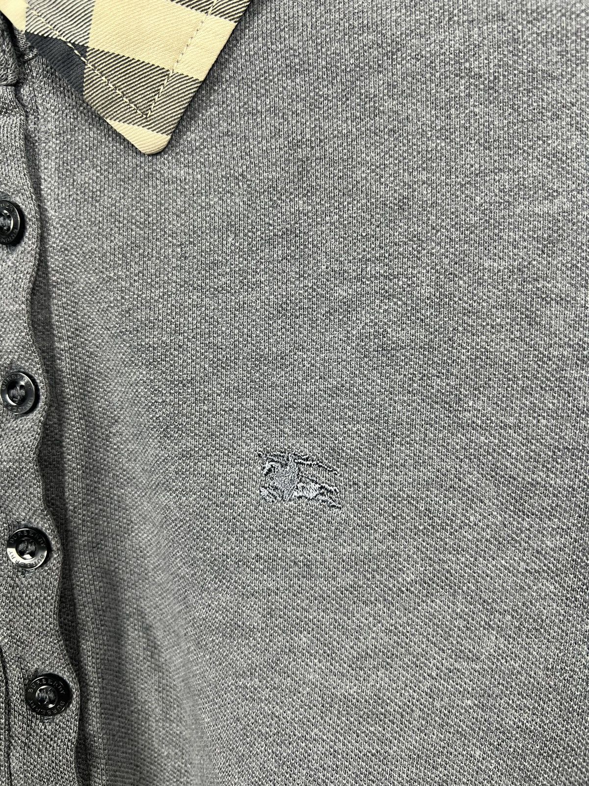 Burberry Burberry London Nova Check Cotton Longsleeve Polo Shirt Size M / US 6-8 / IT 42-44 - 4 Thumbnail