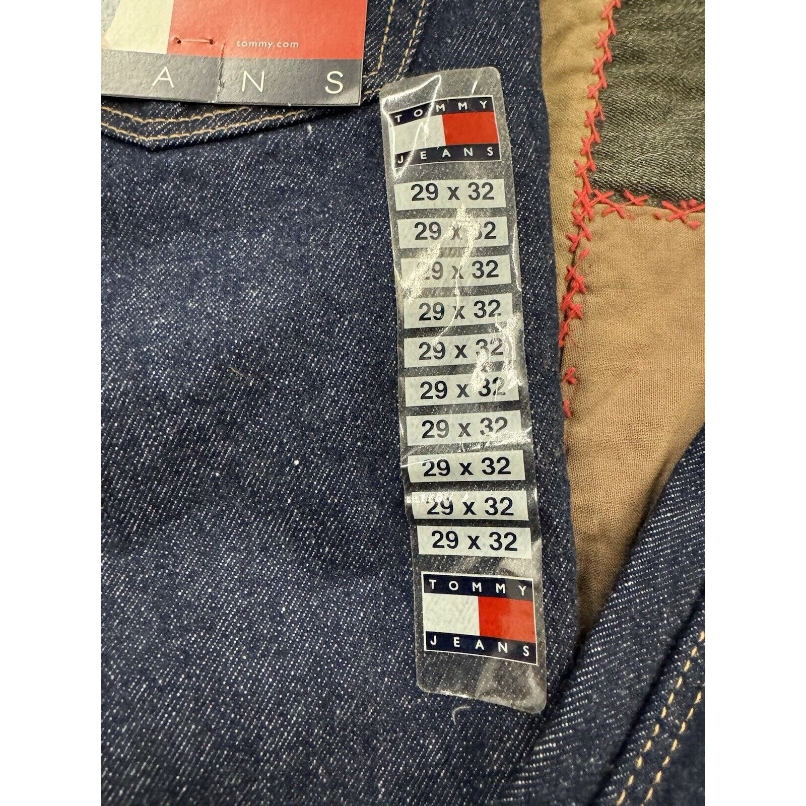 Tommy Hilfiger Deadstock 90s Y2K Tommy Hilfiger Jeans Mens W29 X L32 Size US 29 - 4 Thumbnail