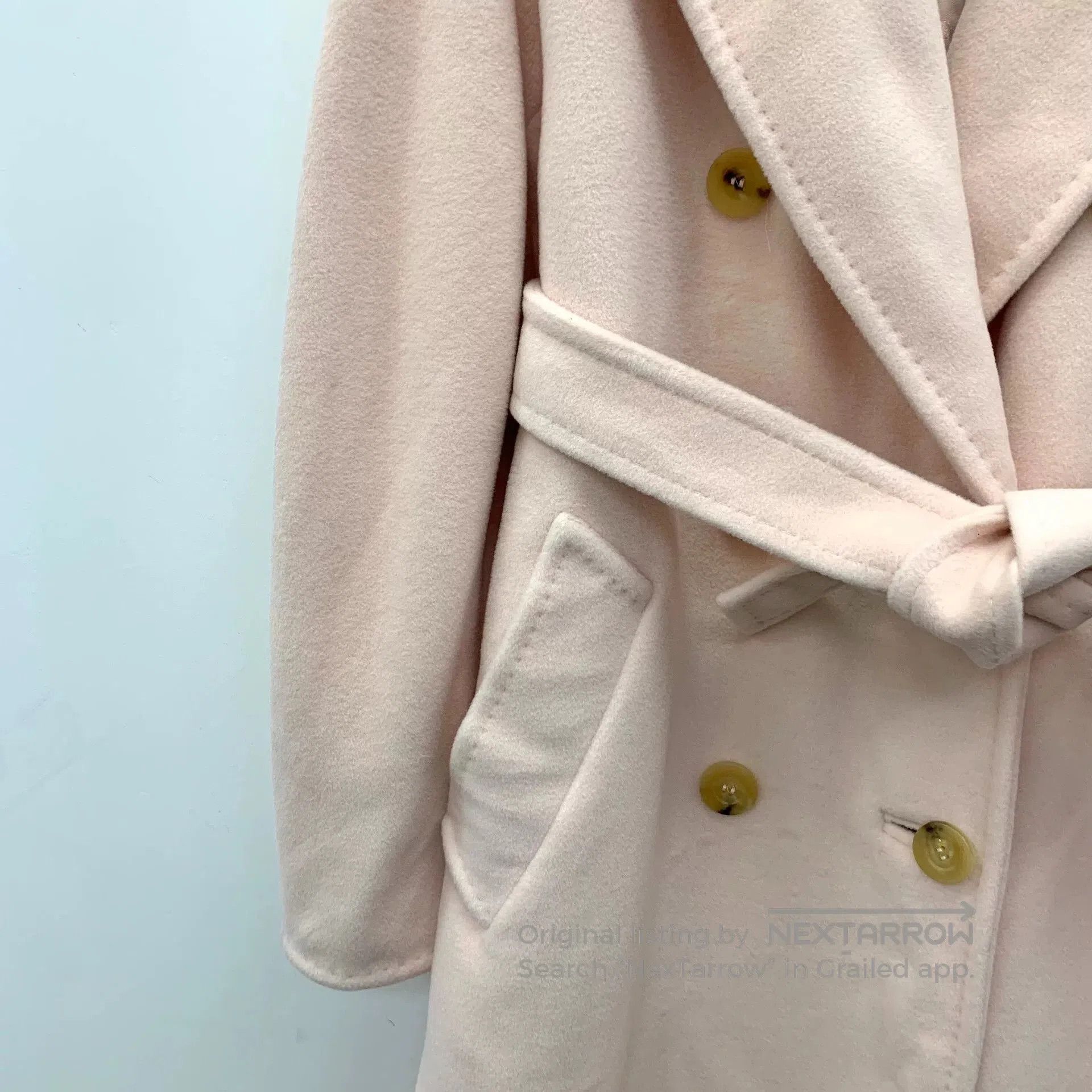 Other maxmara pink wool double-breasted coat. Size US XXS / EU 40 - 4 Thumbnail
