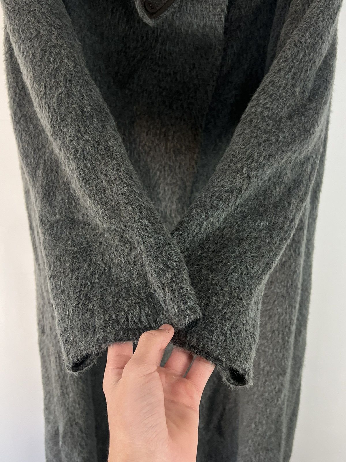 Annette Gortz Annette Gortz Schurwolle Mohair Coat Size XL / US 12-14 / IT 48-50 - 10 Thumbnail