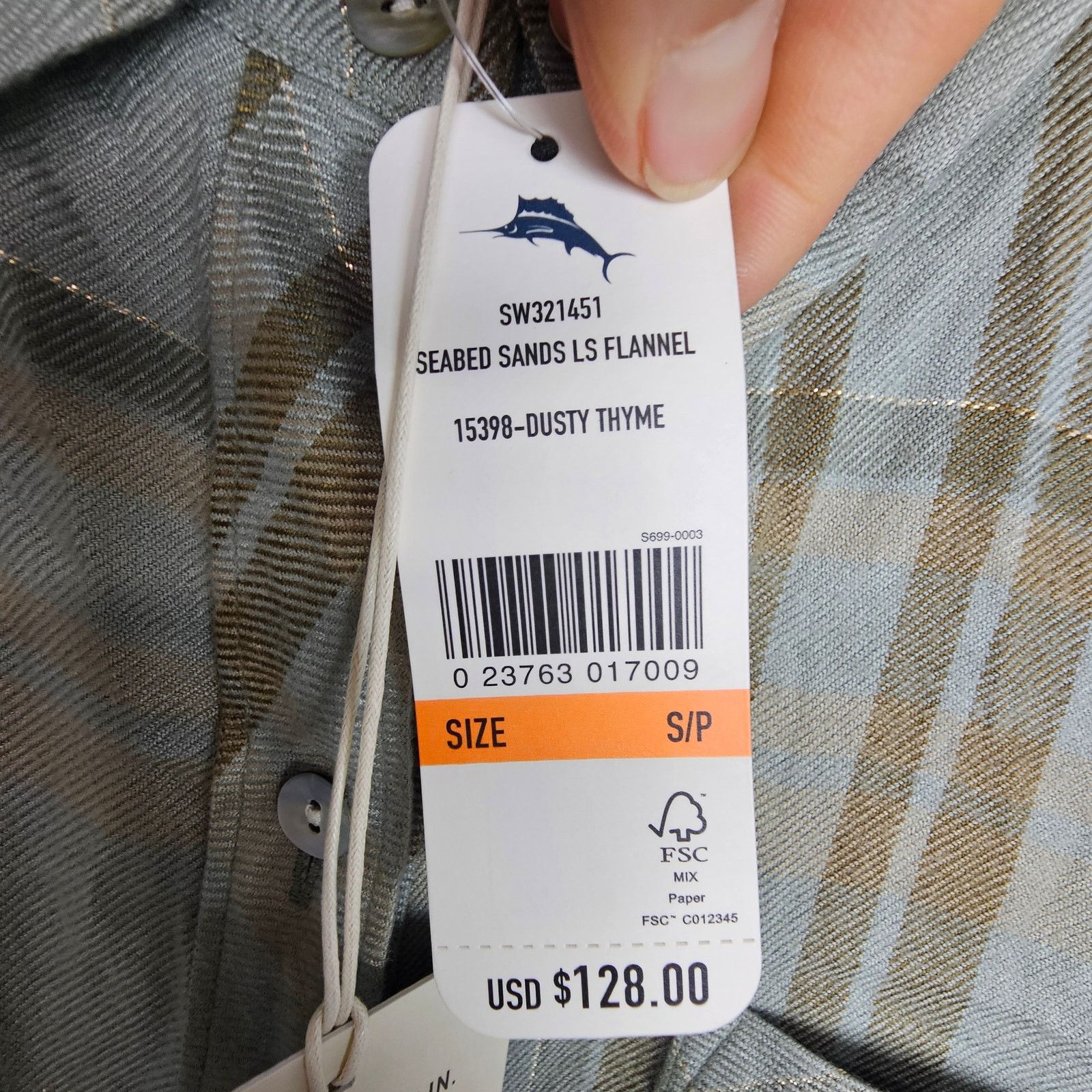 Tommy Bahama Tommy Bahama Seabed Sands Flannel Shirt Coastal Grandma Size S / US 4 / IT 40 - 7 Thumbnail
