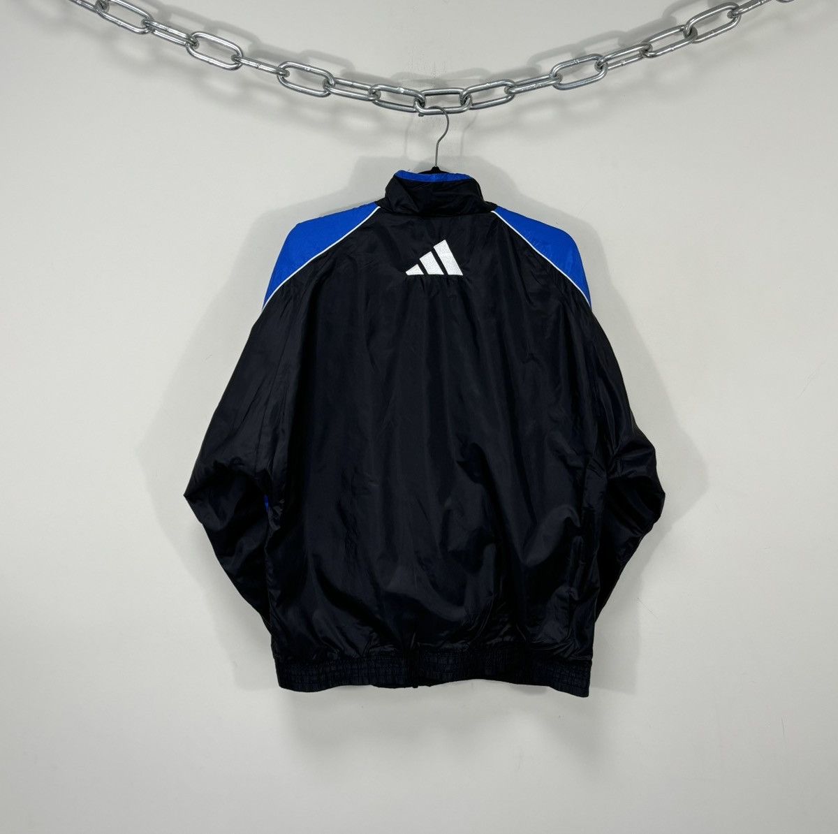 Adidas Vintage Adidas Y2K Retro Hype Full Zip Nylon Track Jacket Size US L / EU 52-54 / 3 - 3 Thumbnail