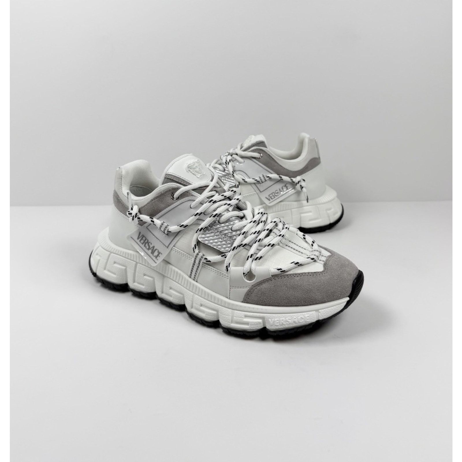 Versace Size 40EU/7US - Versace Trigreca White Sneakers NEW! Size US 7 / EU 40 - 2 Thumbnail