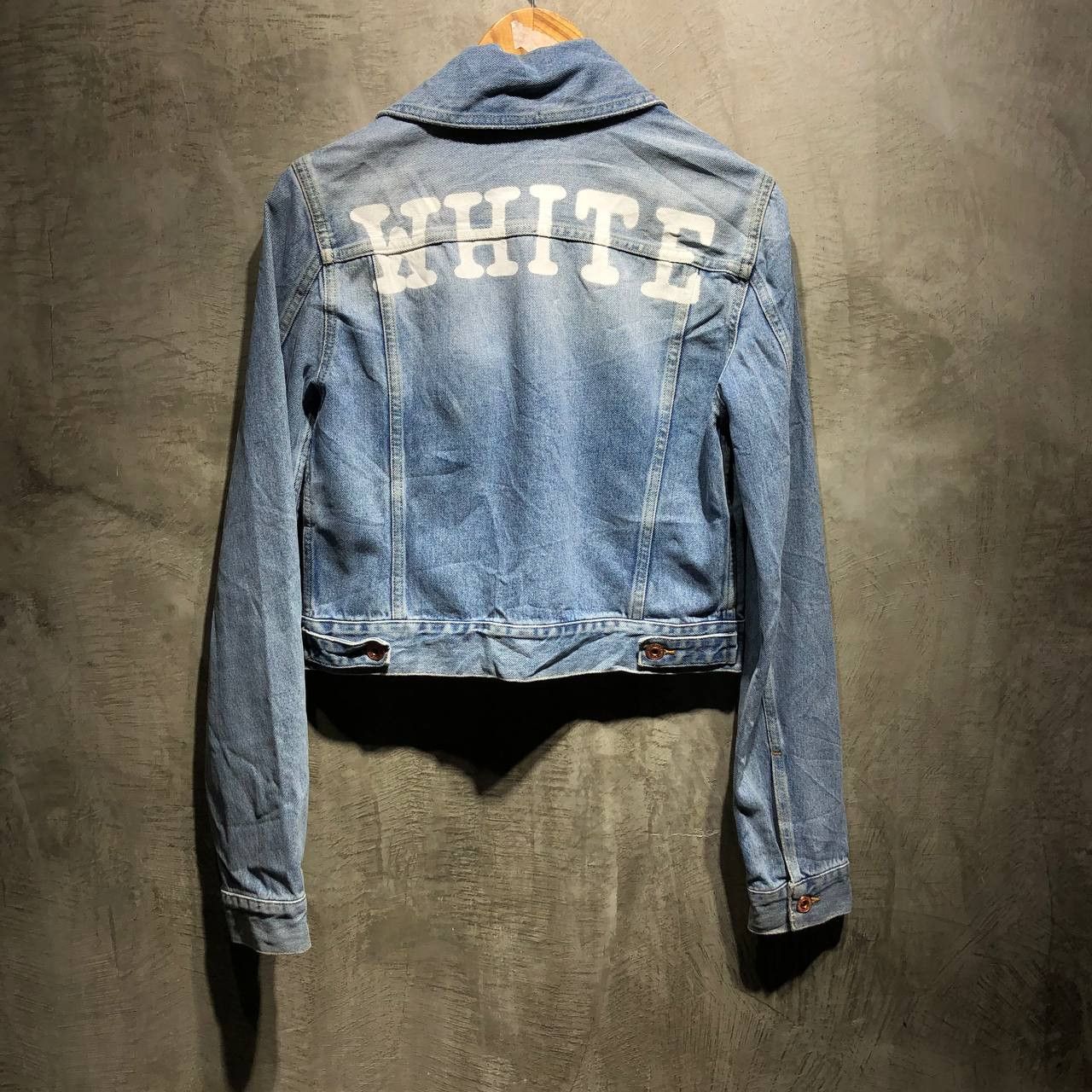 Off-White Denim cropped jacket