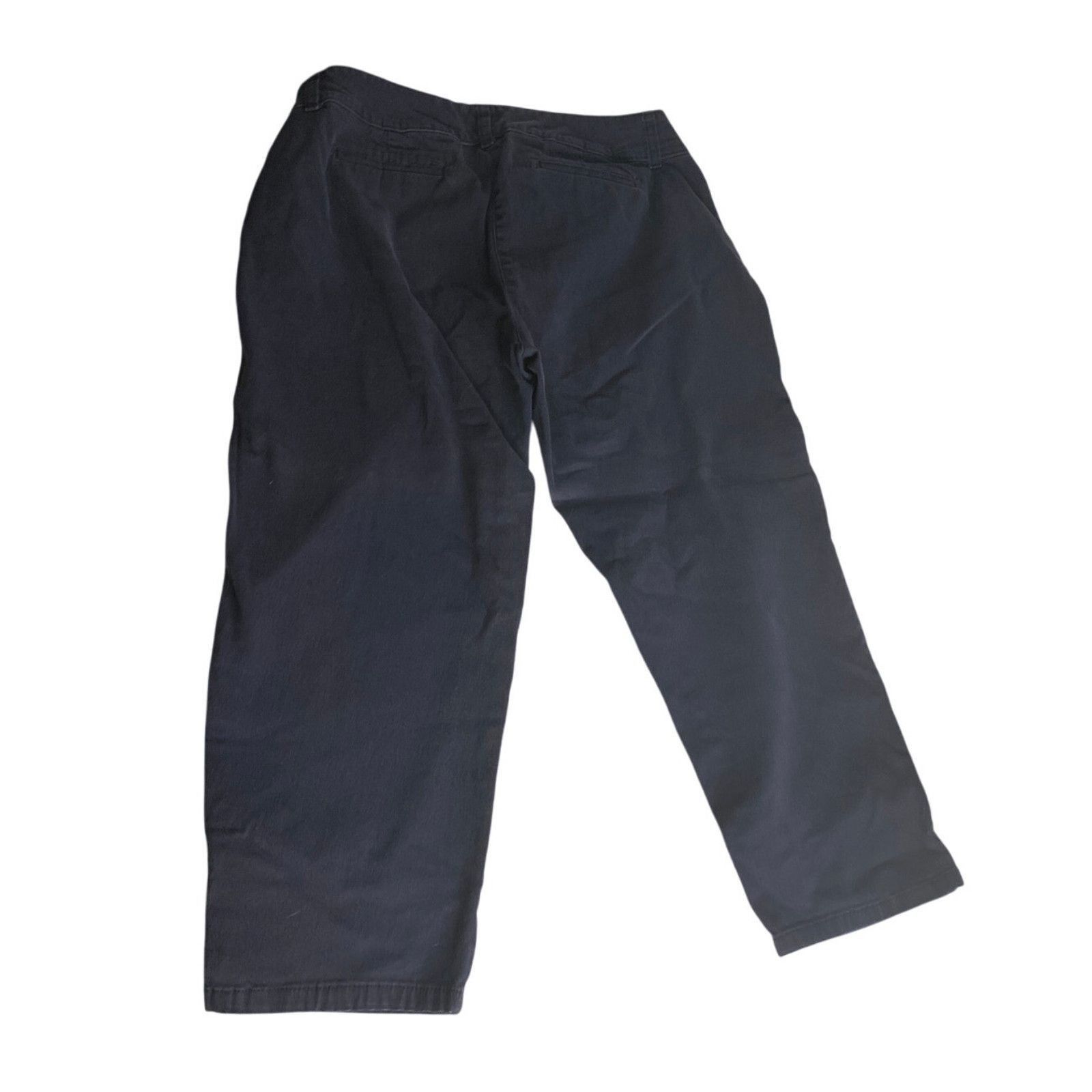 Other Nautical Button Hem Cropped Navy Pants Charter Club 16 Size 38" / US 16 / IT 52 - 5 Thumbnail