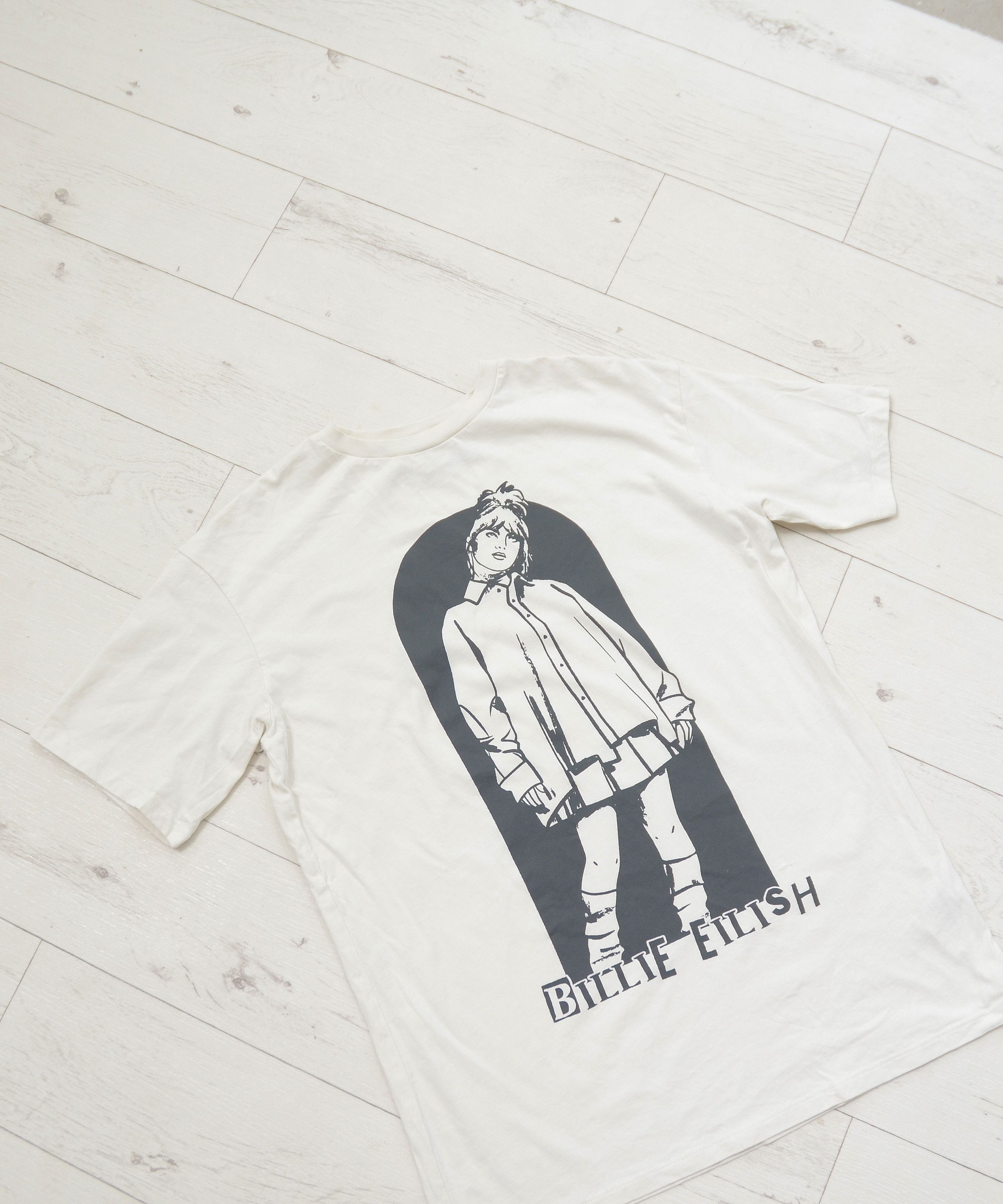 Band Tees × Billie Eilish Billie Eilish Print Bone white Tee Special Edition T-Shirt Size S / US 4 / IT 40 - 2 Thumbnail