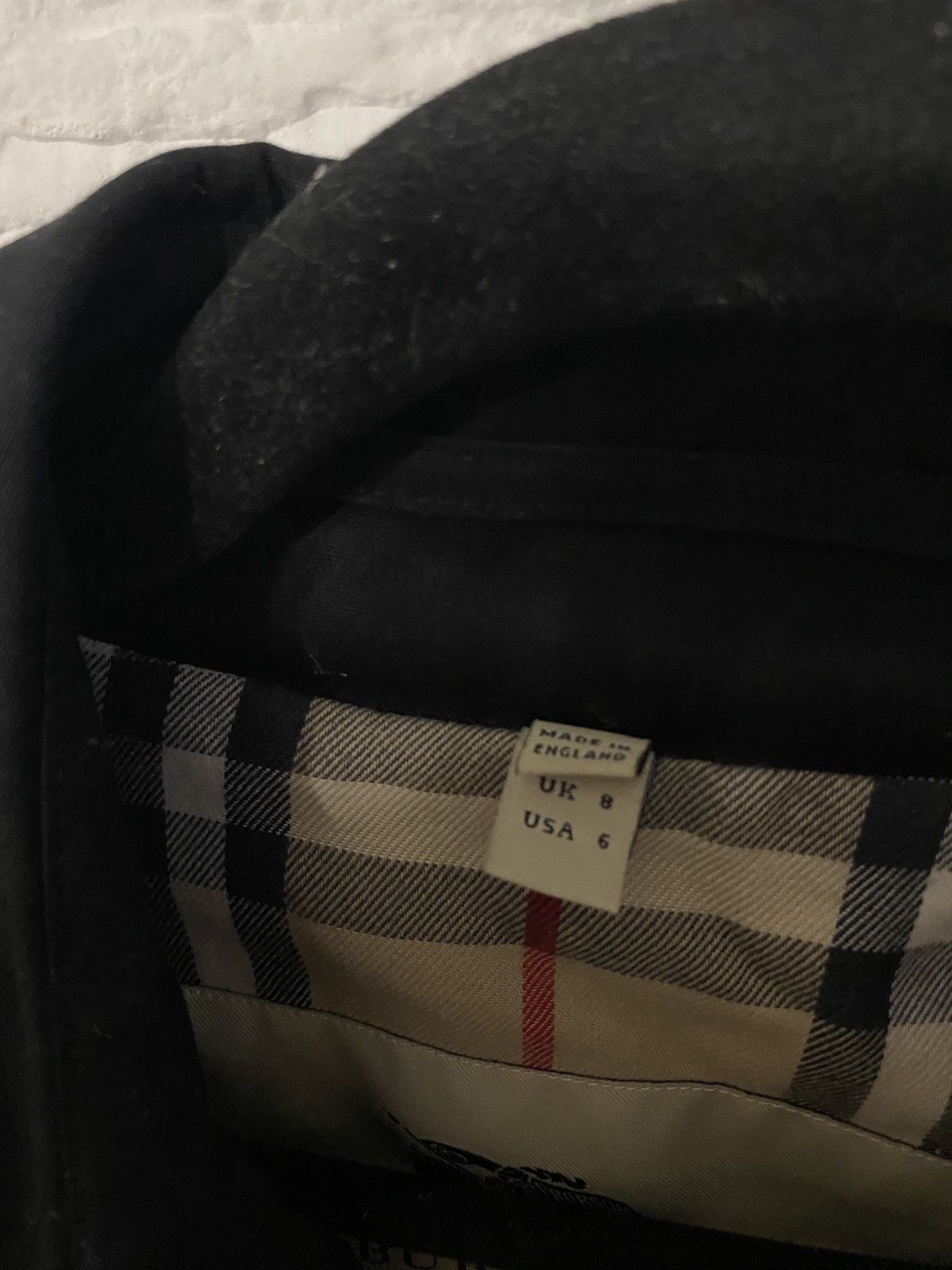 Burberry × Vintage Wonderful Black Burberry London luxury trench coat Size S / US 4 / IT 40 - 4 Thumbnail