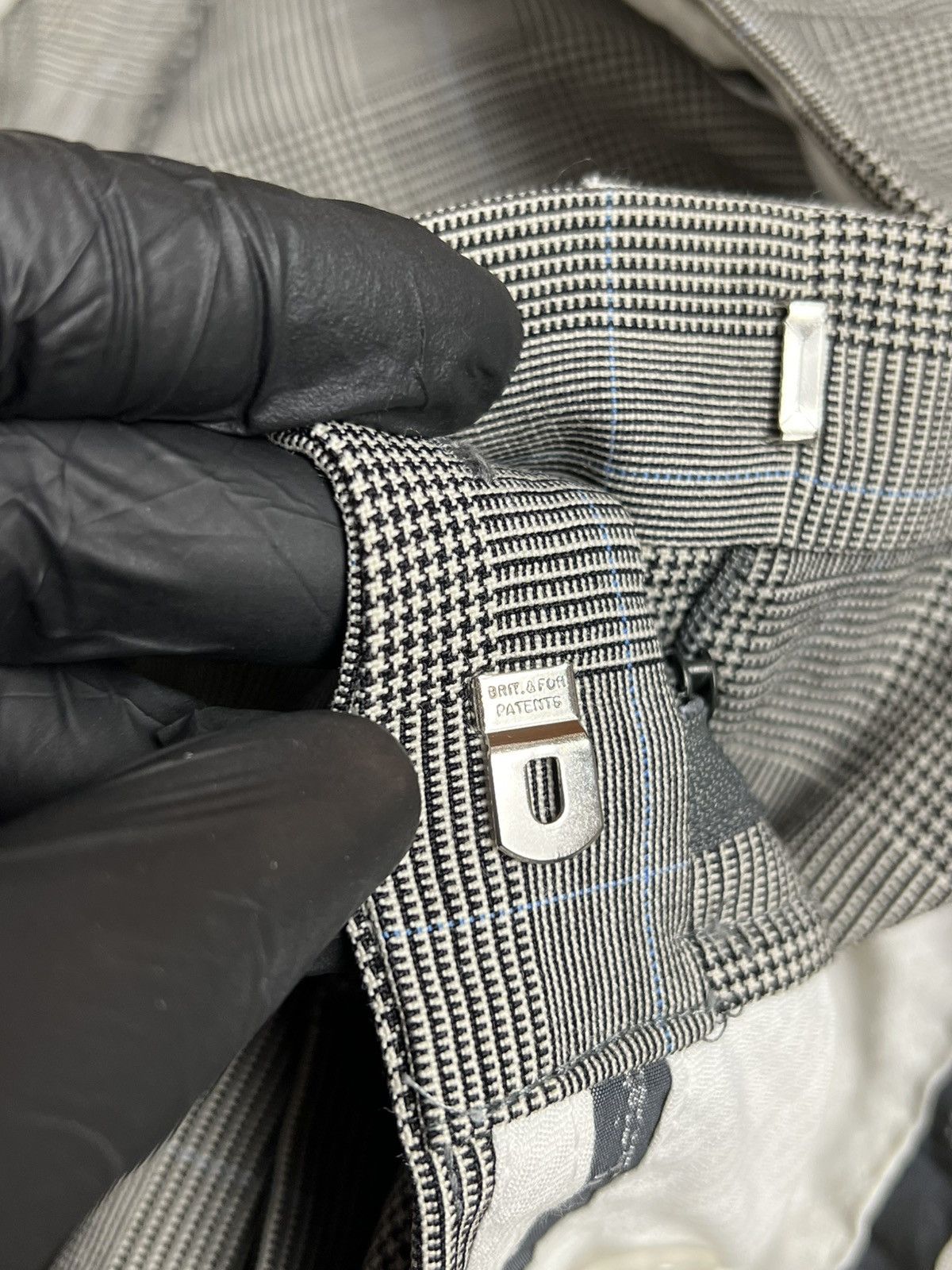 Christian Dior Monsieur Vintage Christian Dior Monsieur Glen Plaid Wool Suit 46S Size 46S - 23 Thumbnail