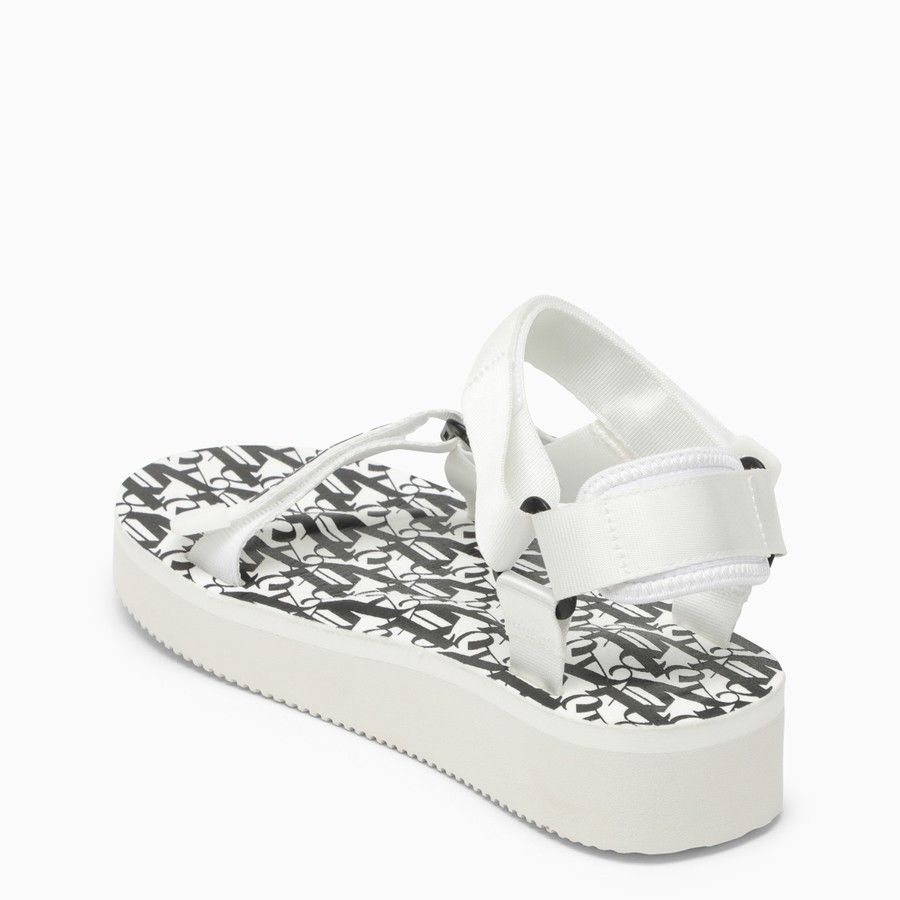 Palm Angels o1d2blof0924 Sandals In White Size US 6 / IT 36 - 4 Thumbnail