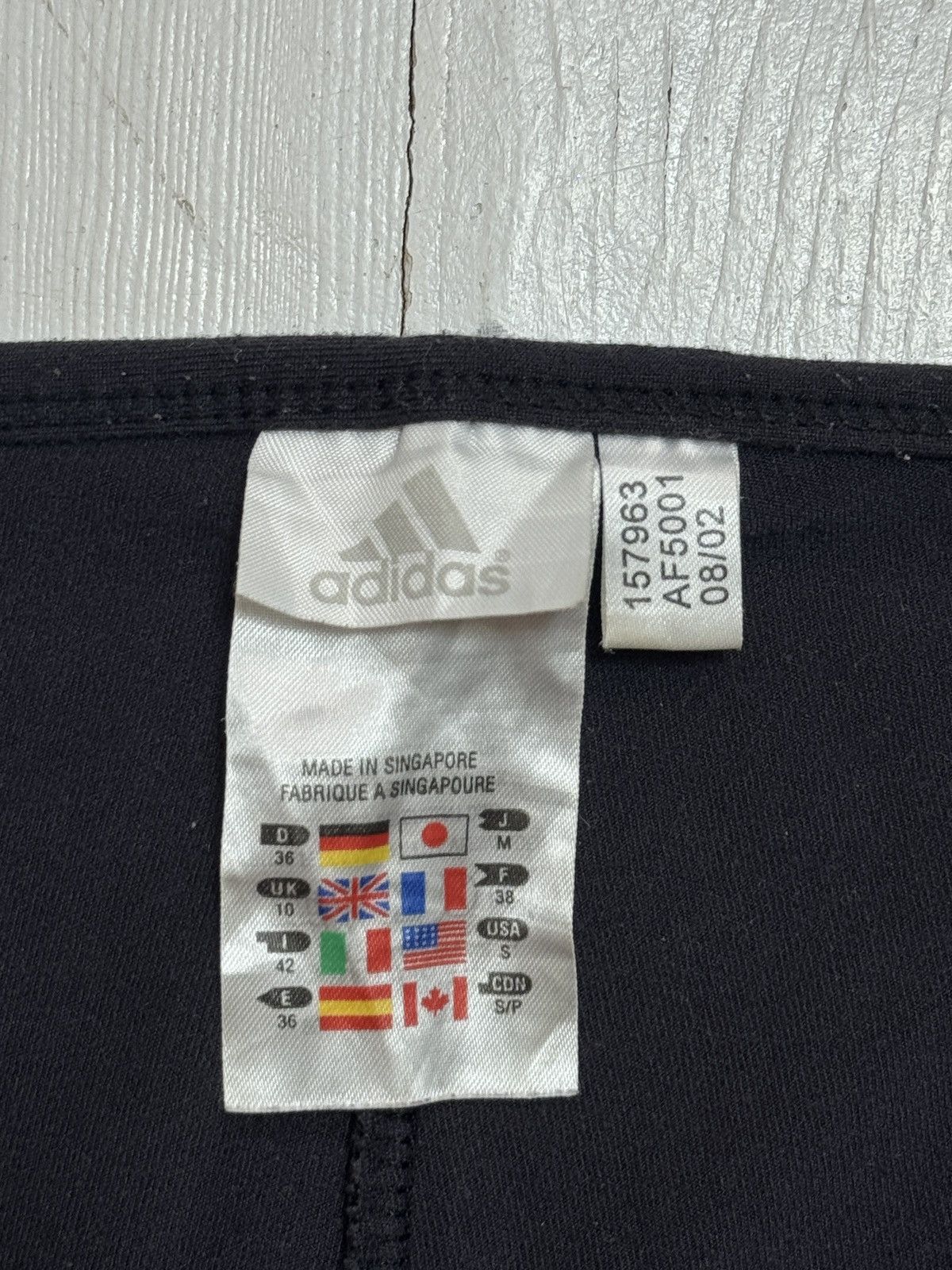 Adidas VINTAGE ADIDAS MINI LOGO 2000s LEGGINGS PANTS Size 28" / US 6 / IT 42 - 7 Thumbnail