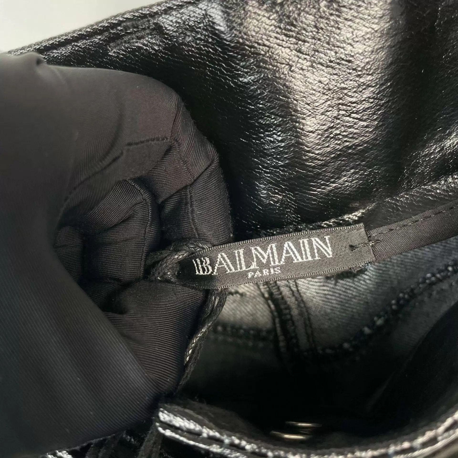 Balmain Balmain Leather Black 34 Short Shorts Size 24" / US 00 / IT 34 - 6 Thumbnail