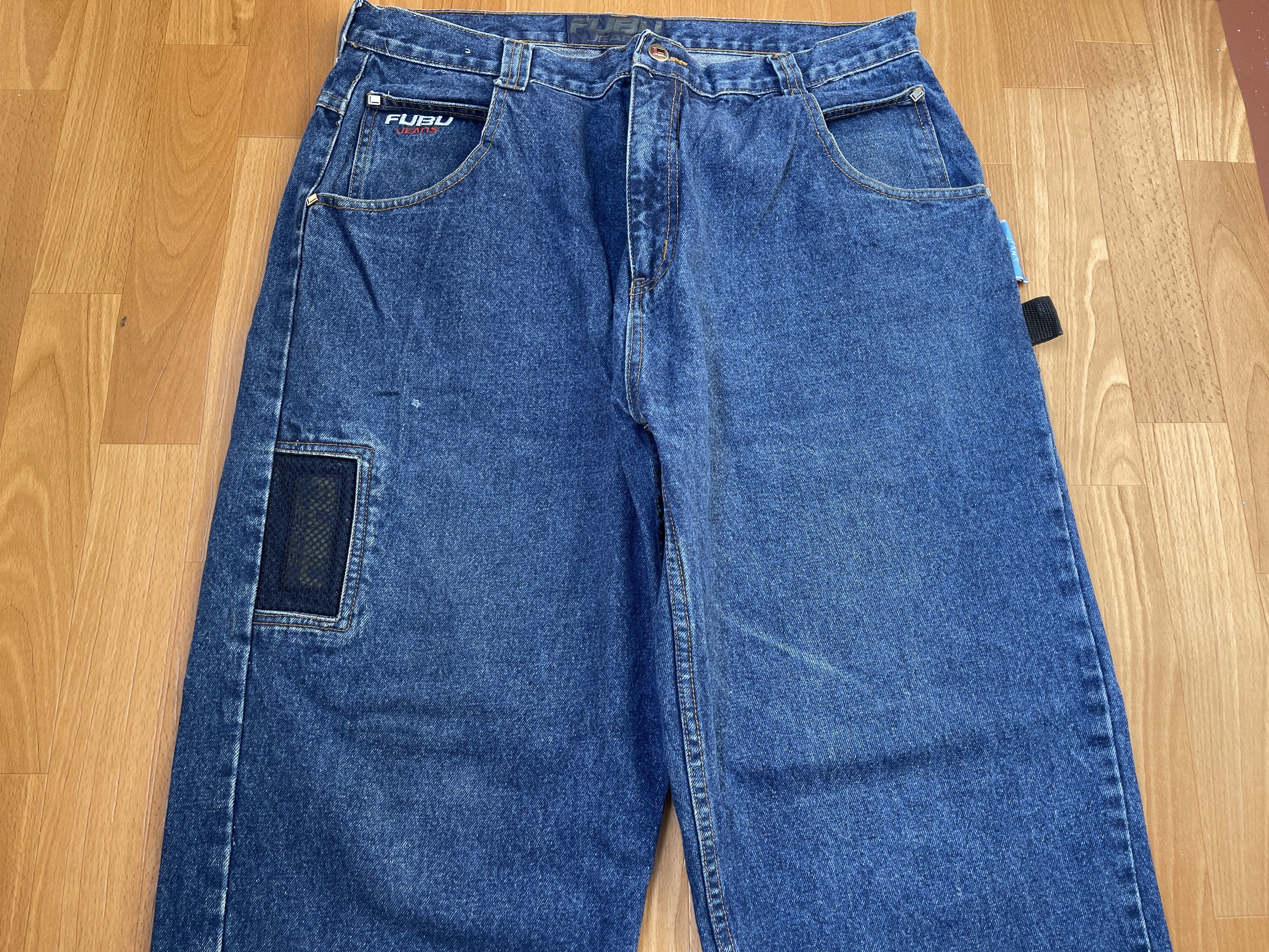 Fubu FUBU jeans, vintage baggy jeans, 90s hip hop skater Y2K 38 Size US 38 / EU 54 - 9 Thumbnail