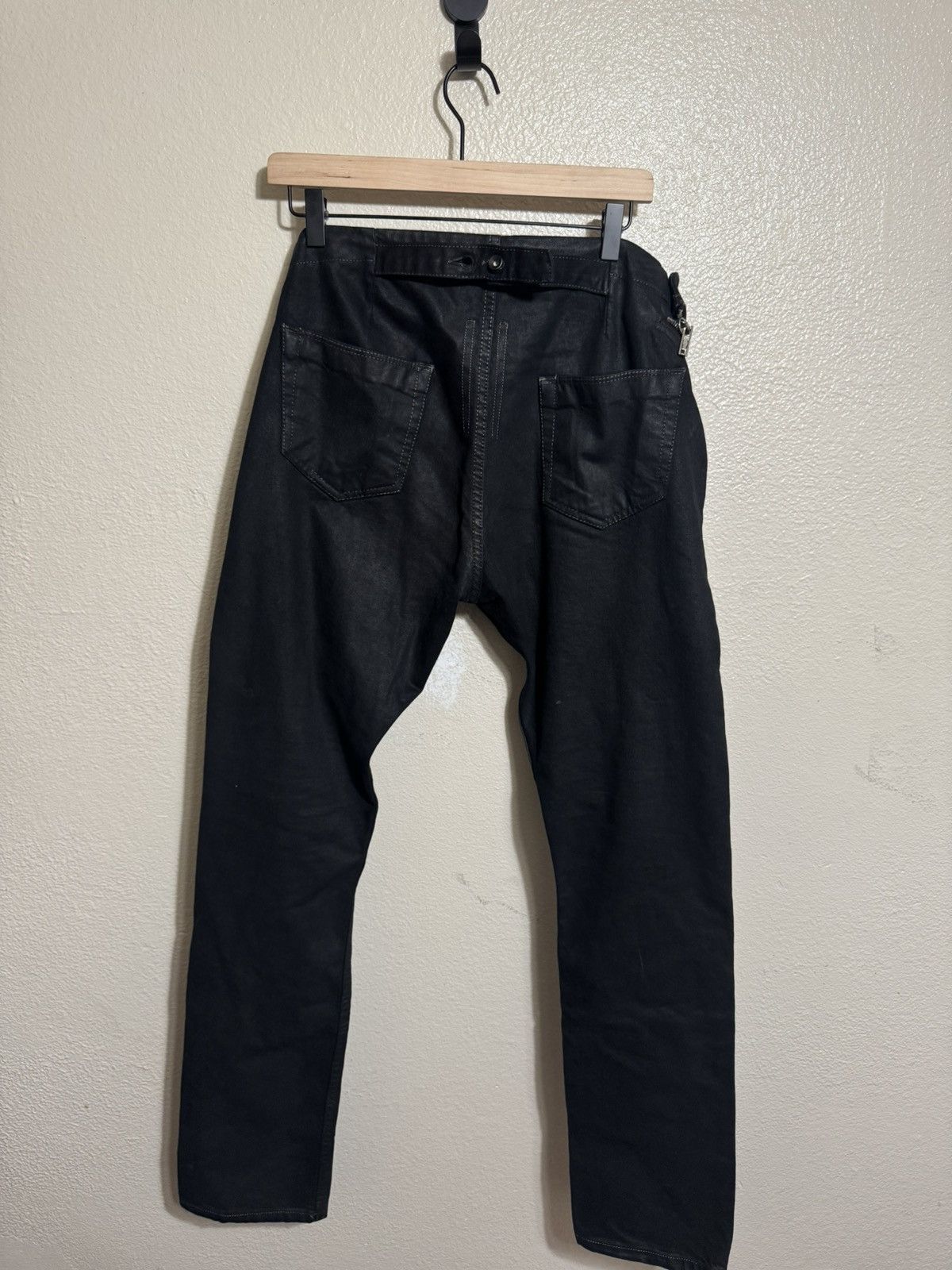 Rick Owens × Rick Owens Drkshdw Rick Owens Black Wax Aircuts Size US 31 - 3 Thumbnail