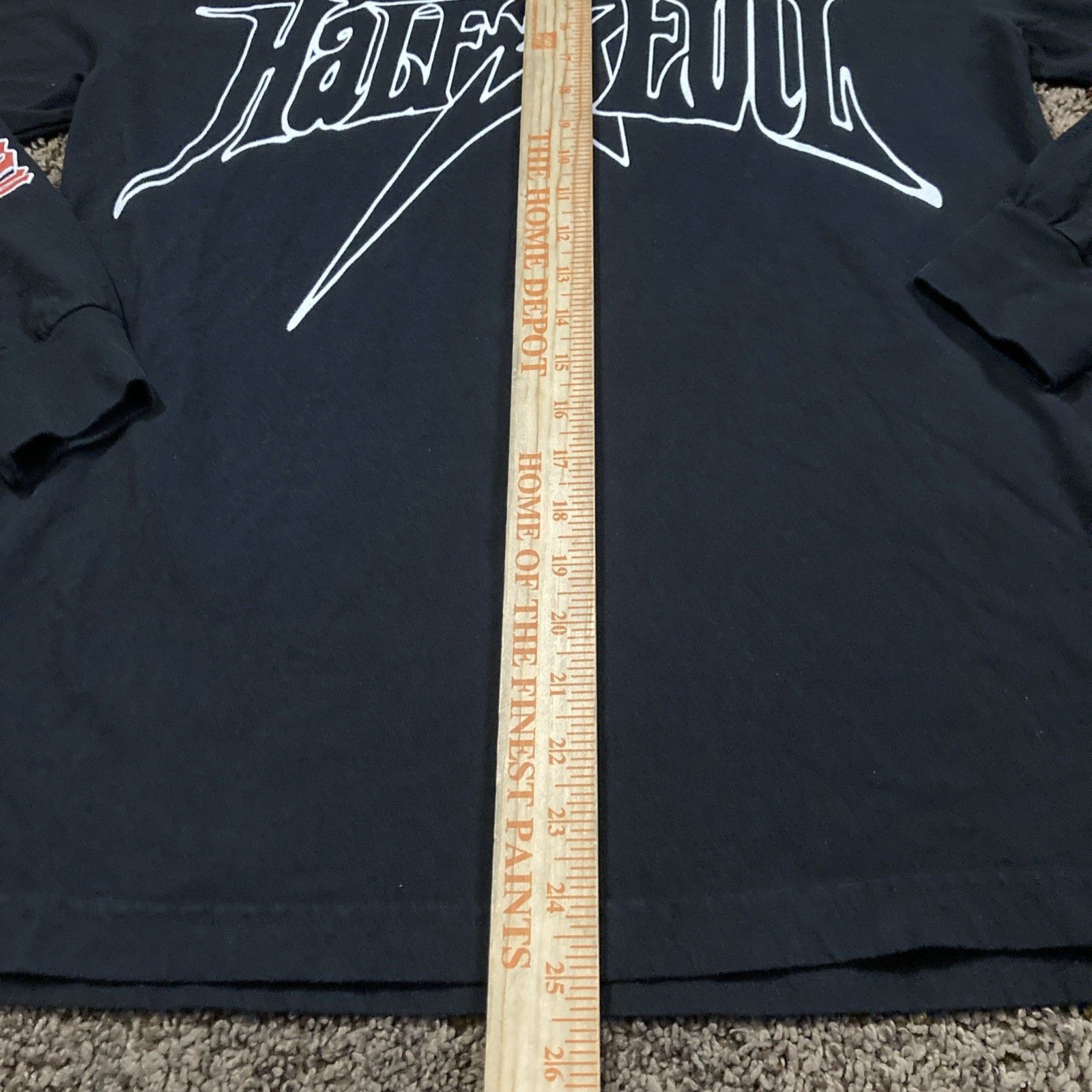 Half Evil Half Evil 333 Hateful “ I Think I Might Be Happy” LS Sz Med Size US M / EU 48-50 / 2 - 3 Thumbnail