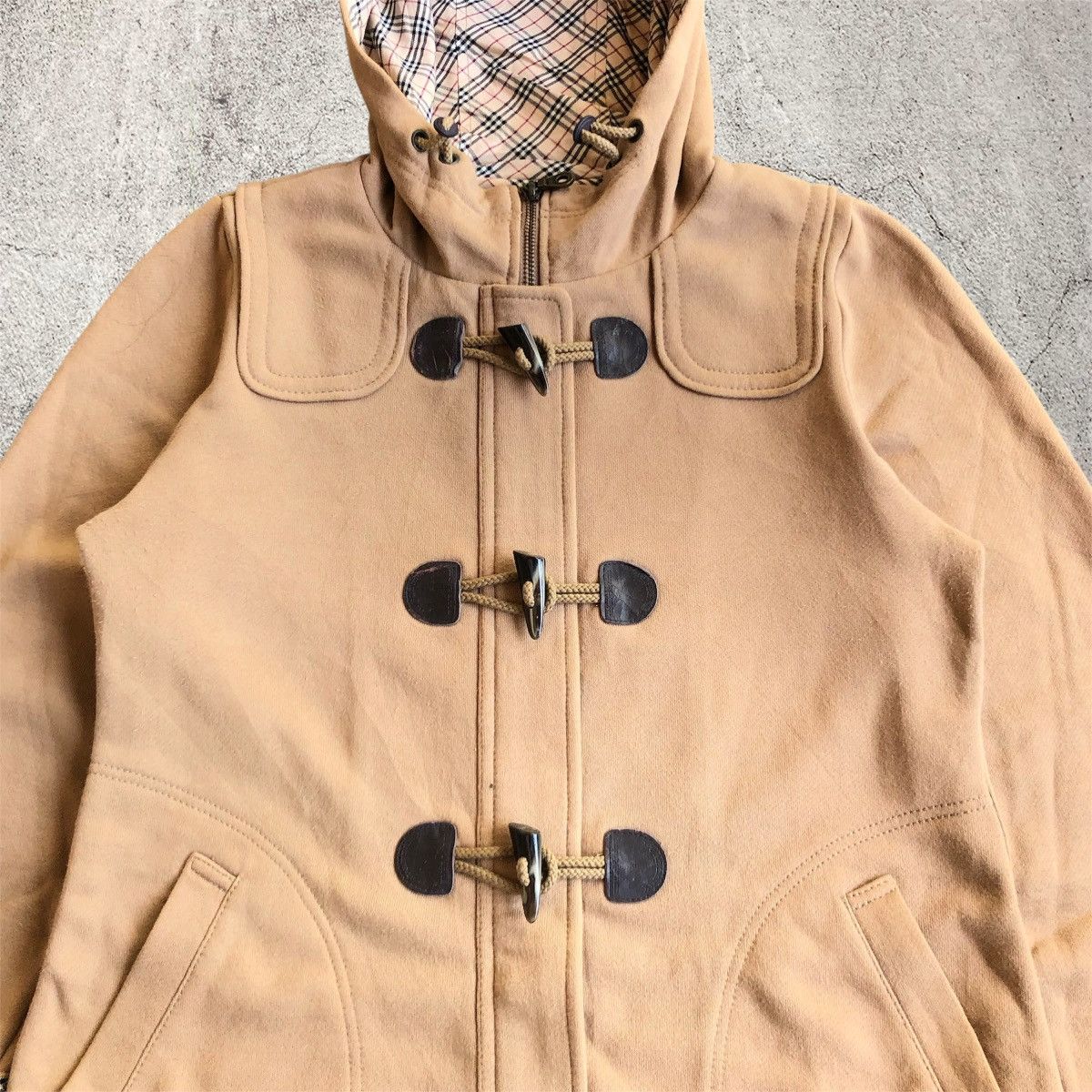 Burberry Vintage Burberry Blue Label Duffle Dreses Jacket With Hoodie Size L / US 10 / IT 46 - 3 Thumbnail