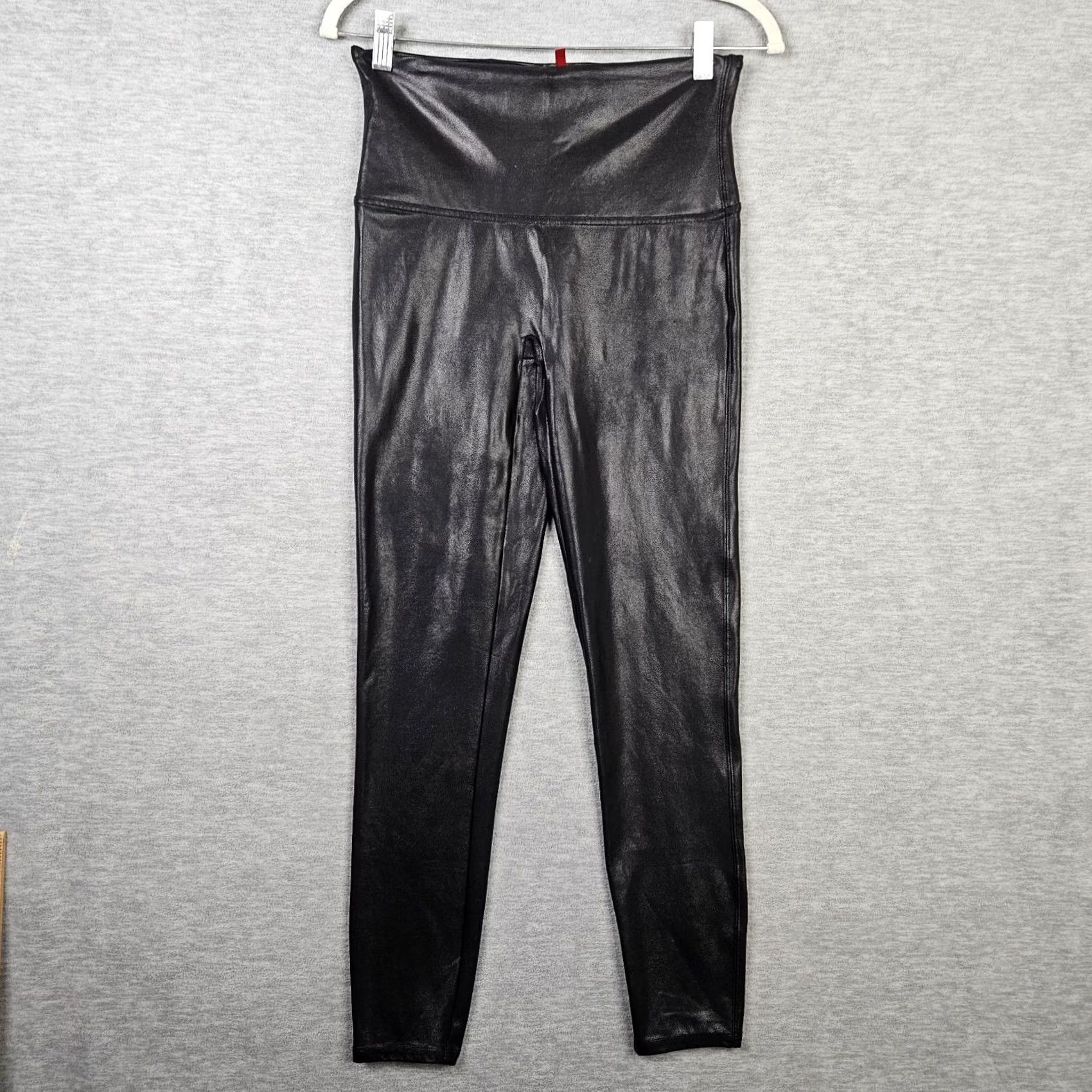 Spanx Spanx Women's Black Faux Leather Casual Skinny Legging Size XL Size 40" / US 18 - 2 Thumbnail
