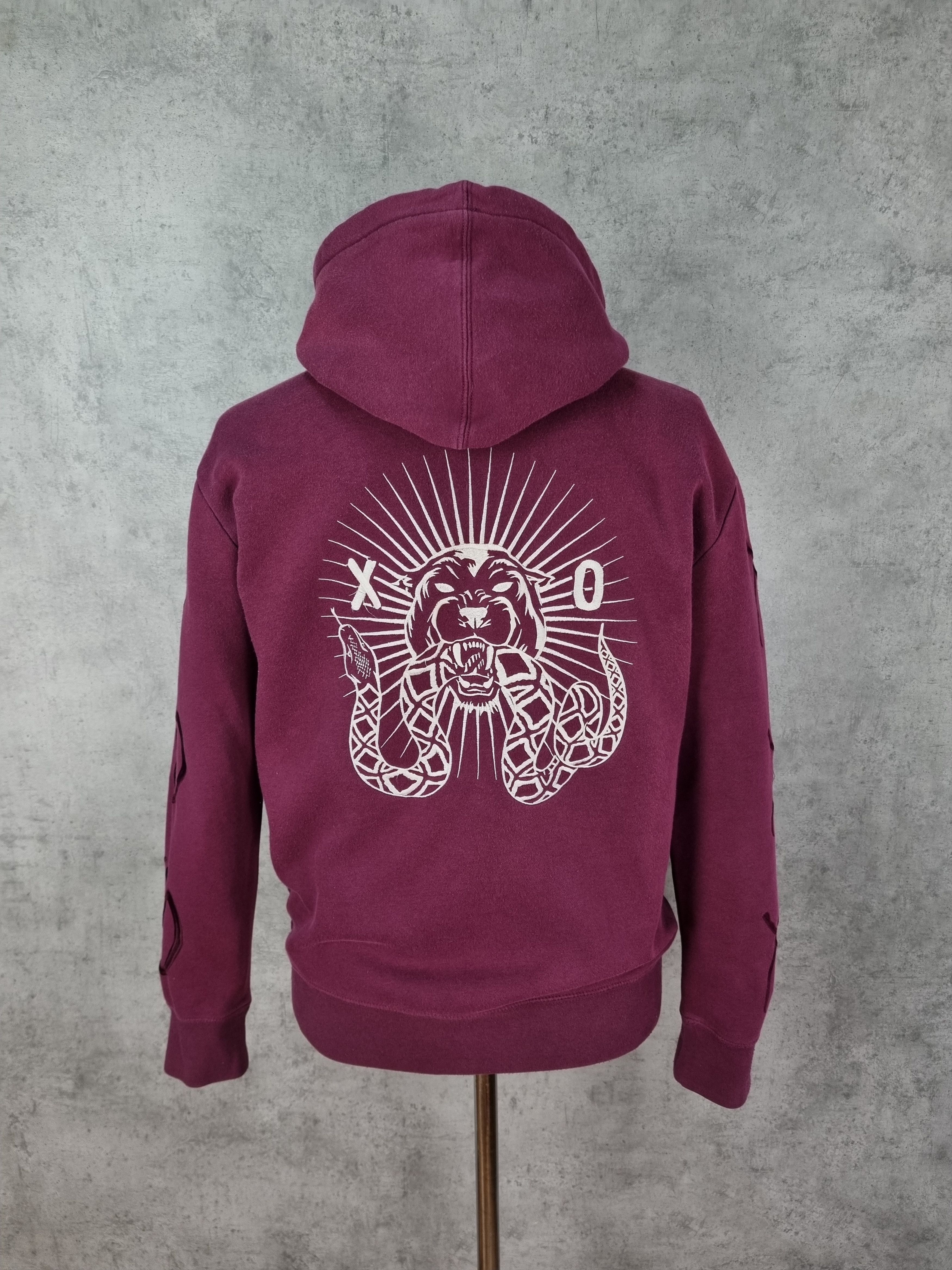 H&M × The Weeknd × XO The Weeknd XO Tiger&Snake Big Embroidered Logo Hoodie Size US M / EU 48-50 / 2 - 2 Thumbnail