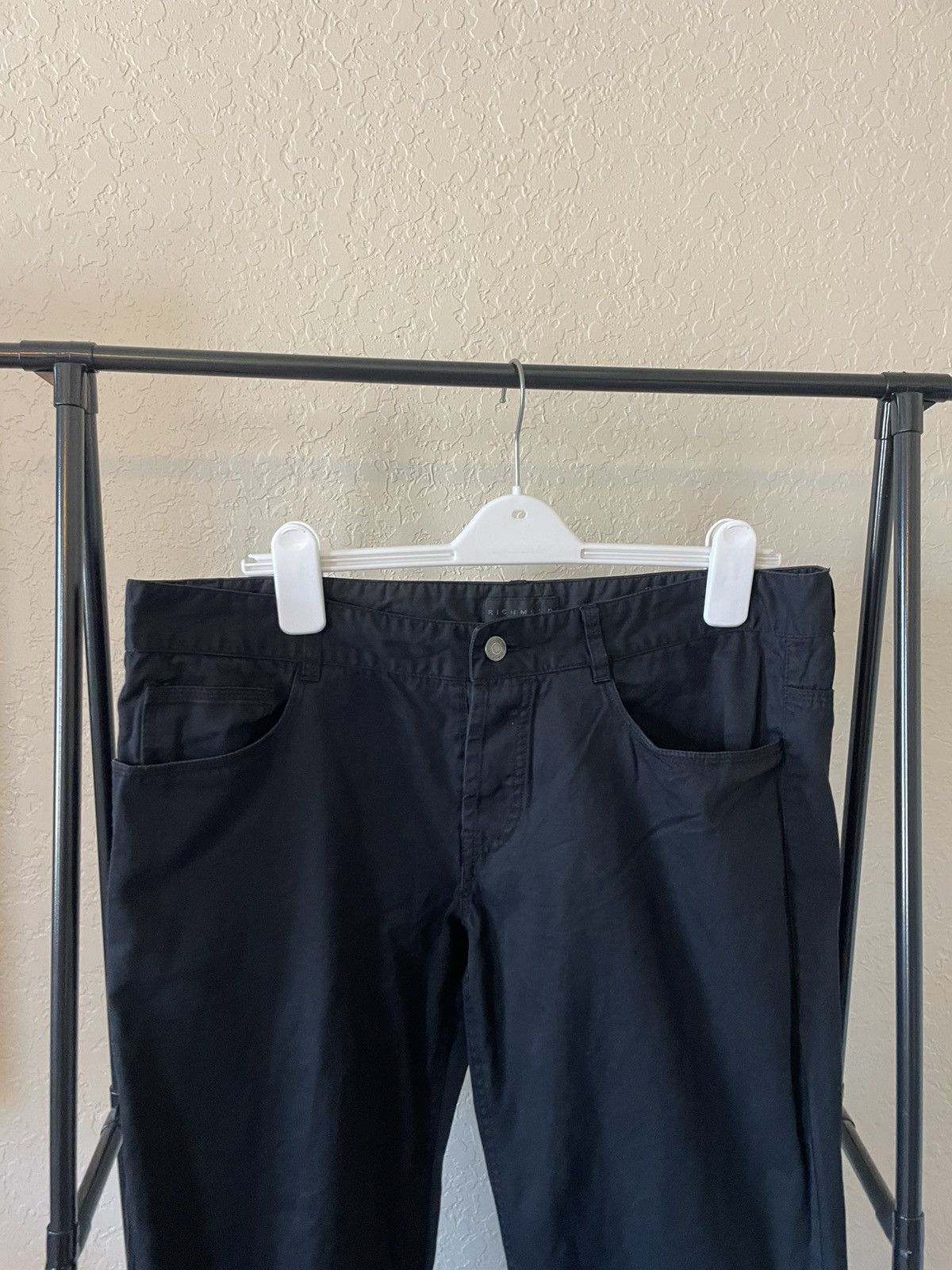 John Richmond Low Rise Straight leg Moto Cotton Jeans Size US 36 / EU 52 - 6 Thumbnail