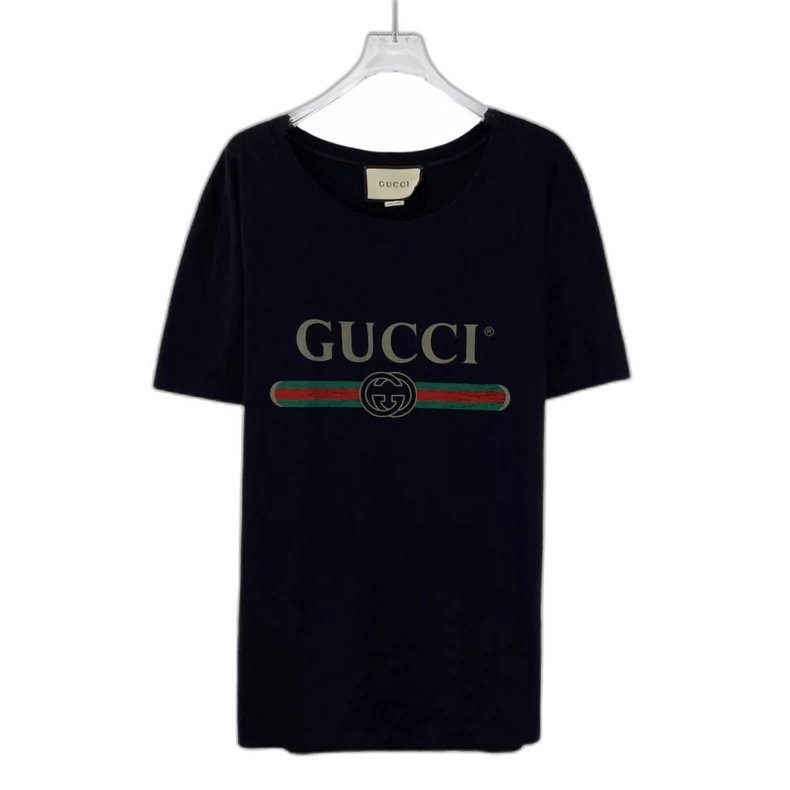 Gucci Gucci Black Logo Cotton TShirt M Size-2505 Size M / US 6-8 / IT 42-44 - 1 Thumbnail