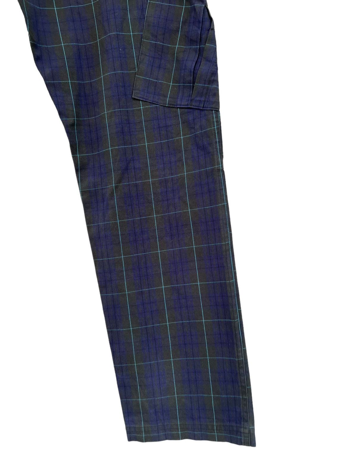 Designer Vintage MADPAGER Japan Plaid Pocket Cargo Trouser Pant Size US 32 / EU 48 - 13 Thumbnail