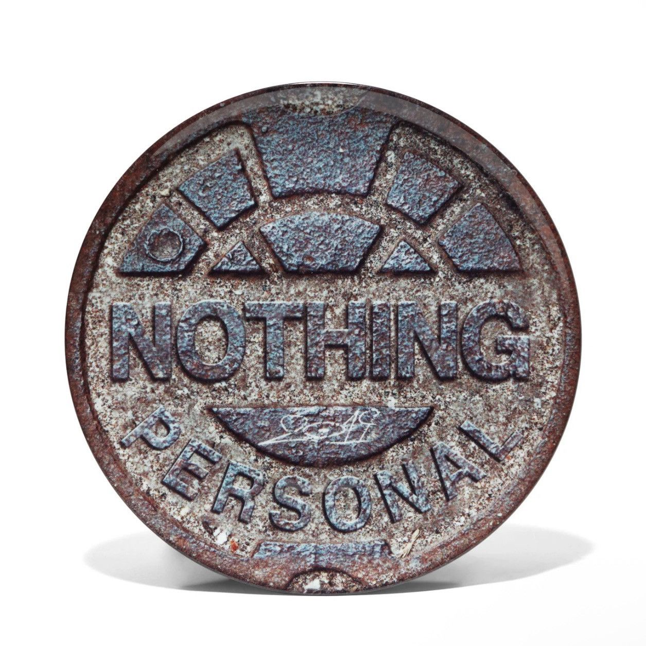 Nothing Personal Blazzys Nothing Personal Manhole Decorative Ceramic Plate Size ONE SIZE - 1 Thumbnail