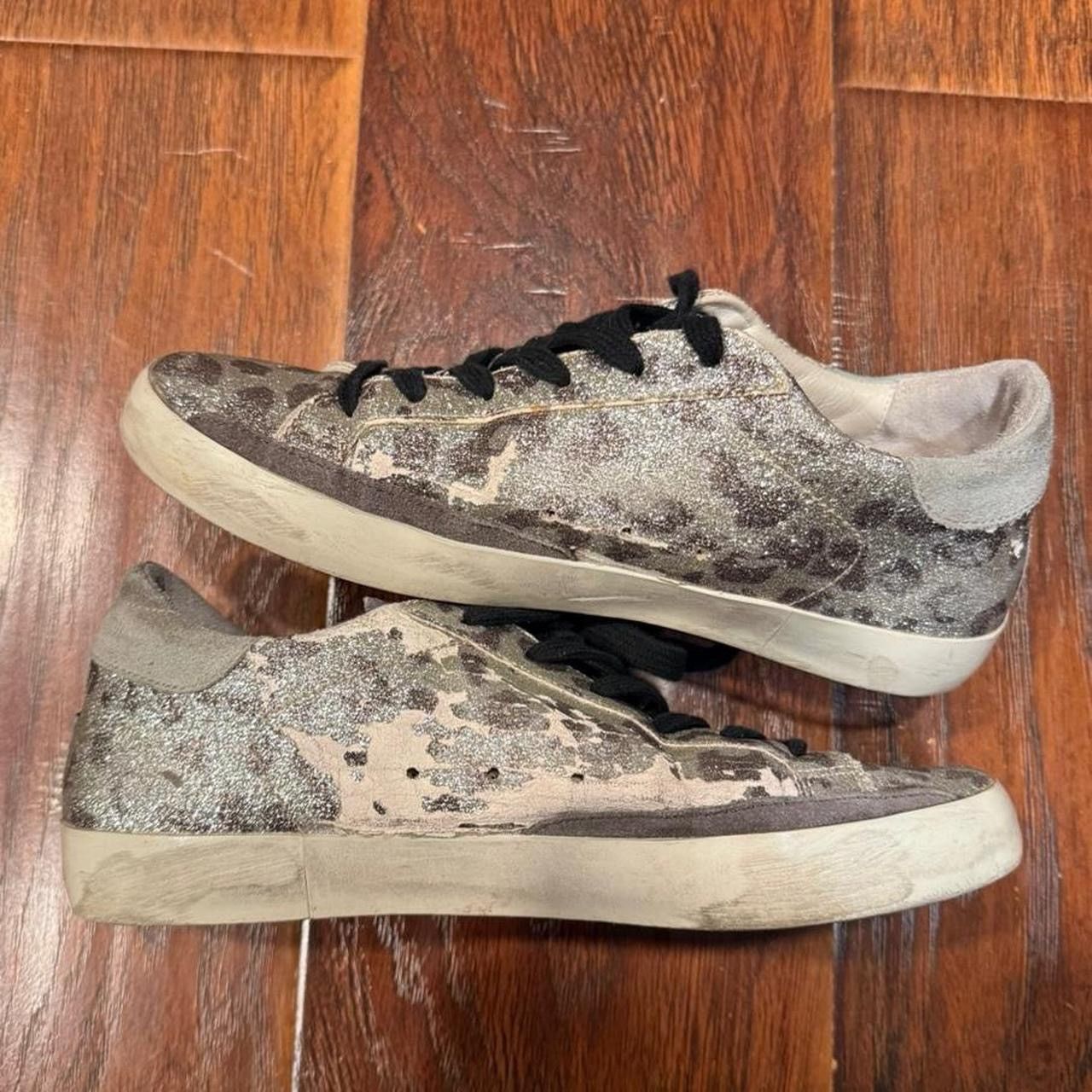 Golden Goose Golden Goose GGDB Superstar Glitter Leopard Distressed Size US 5 / EU 37 - 3 Thumbnail