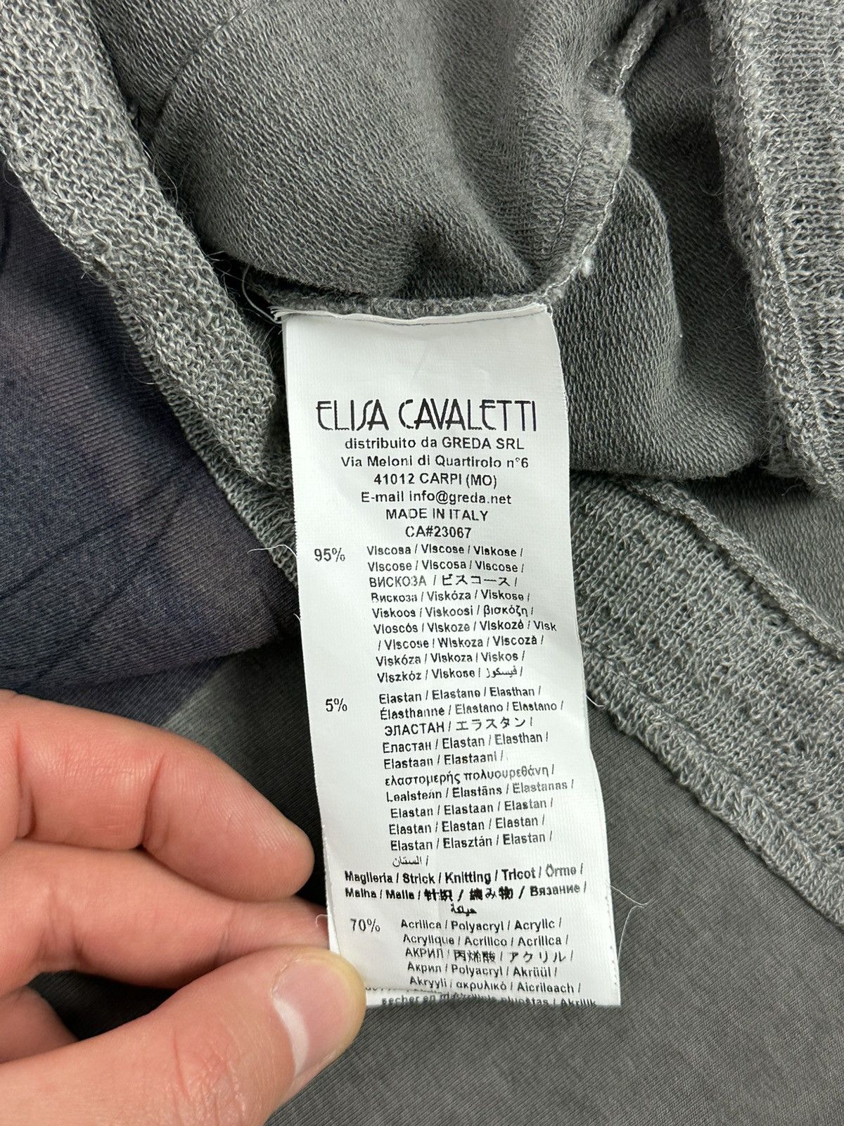 Elisa Cavaletti Elisa Cavaletti Sono Italiano Printed Long Sleeve Blazer Size M / US 6-8 / IT 42-44 - 9 Thumbnail