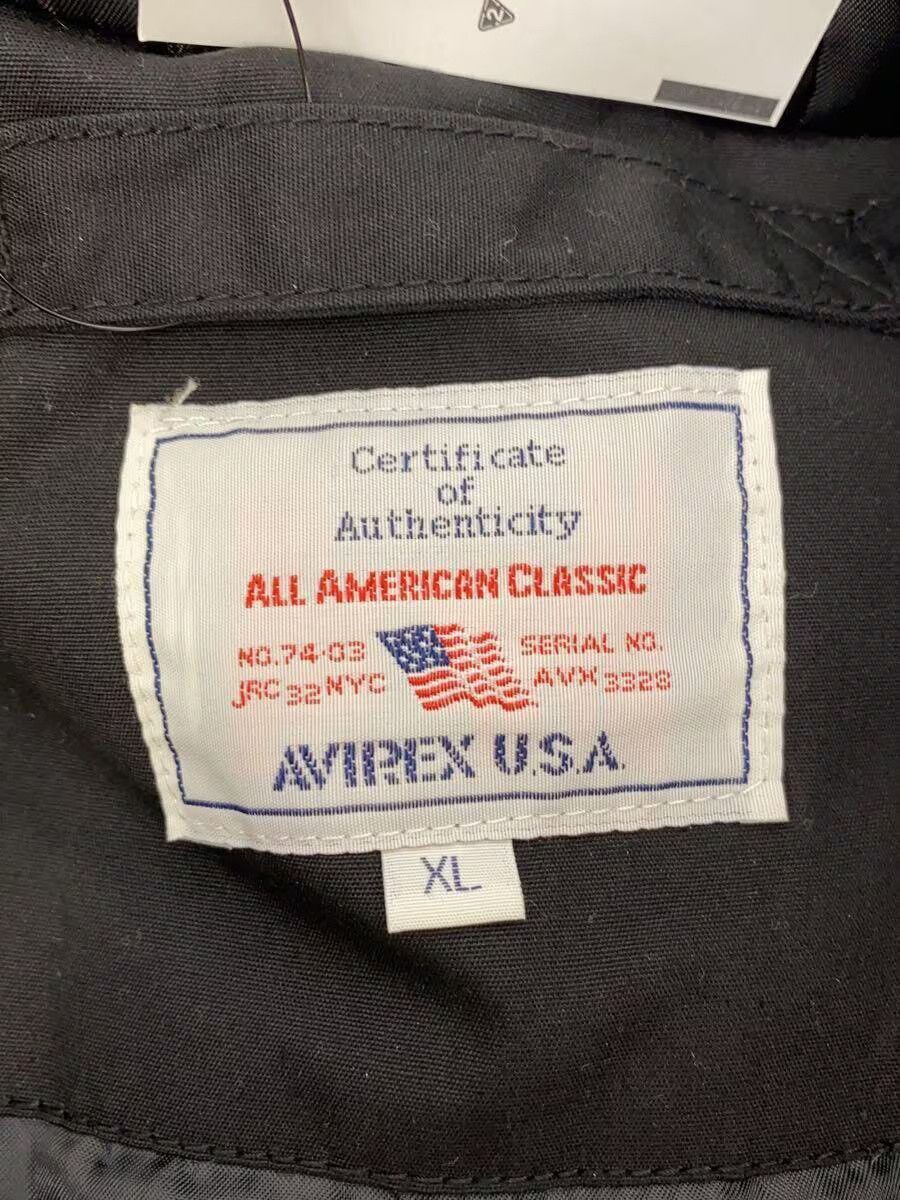 Avirex Avirex Active Military Hooded Plain Polyester Jacket Black Size US XL / EU 56 / 4 - 3 Thumbnail