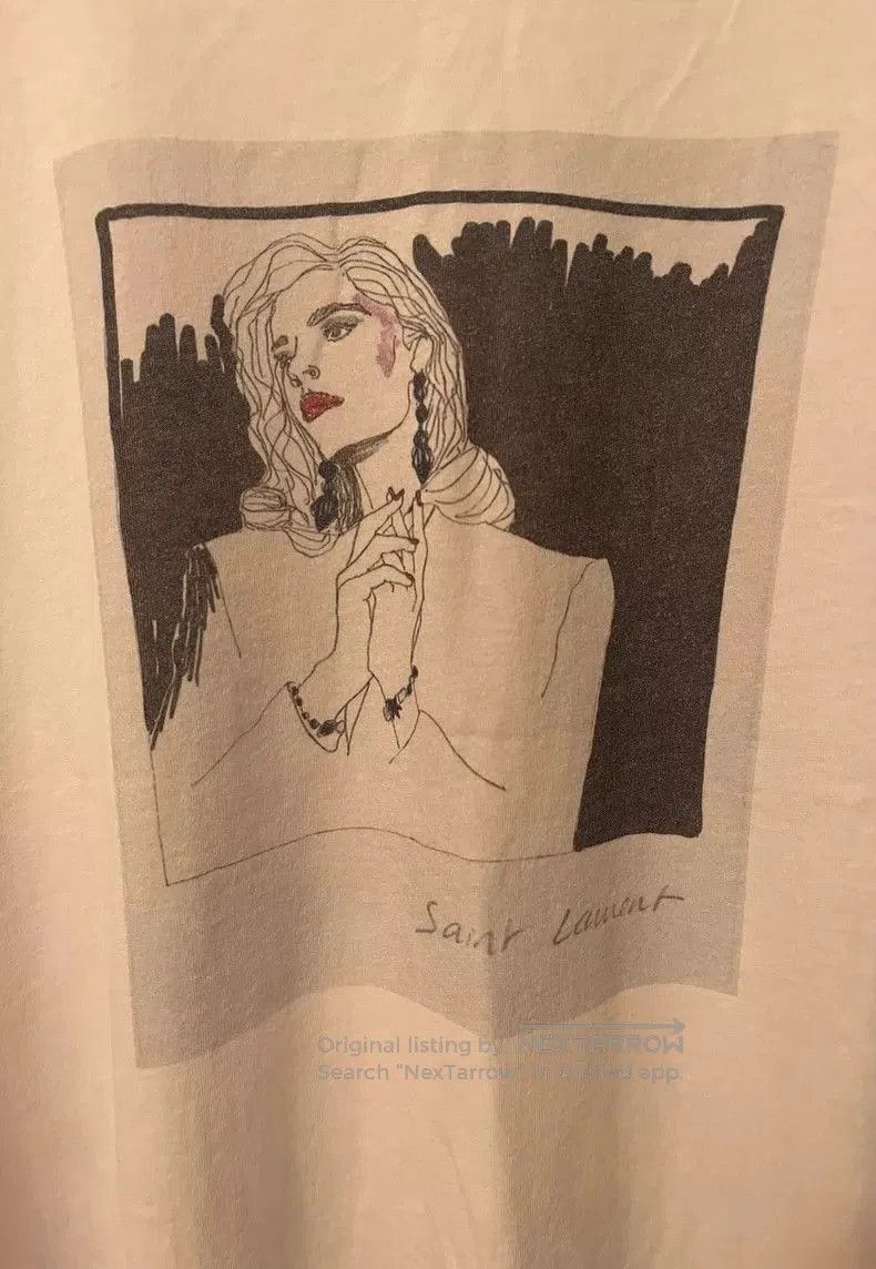 Saint Laurent Paris Saint Laurent Printed Graphic T. Size US XL / EU 56 / 4 - 2 Thumbnail