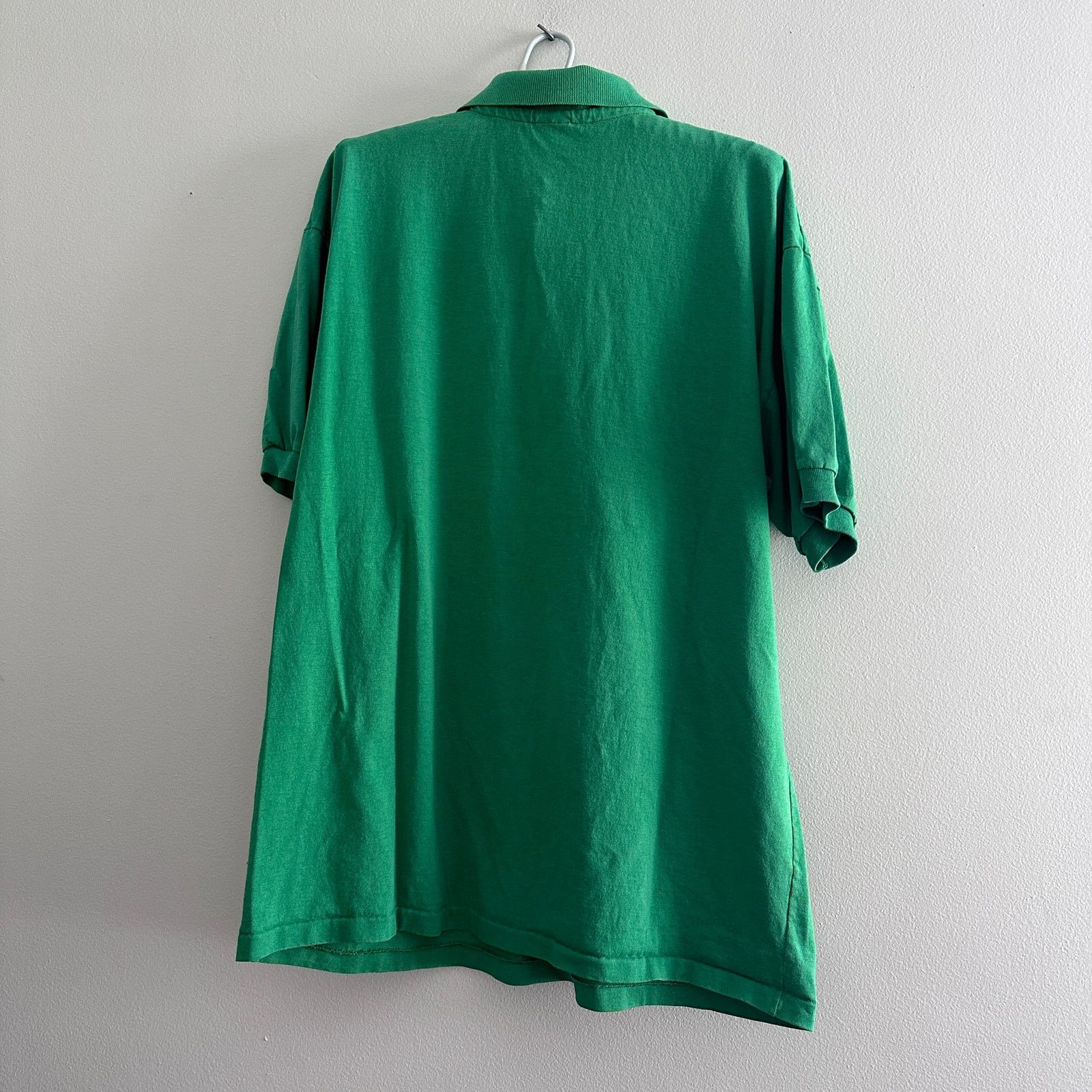Vintage Vintage 80s green short sleeve polo Size US XL / EU 56 / 4 - 3 Thumbnail