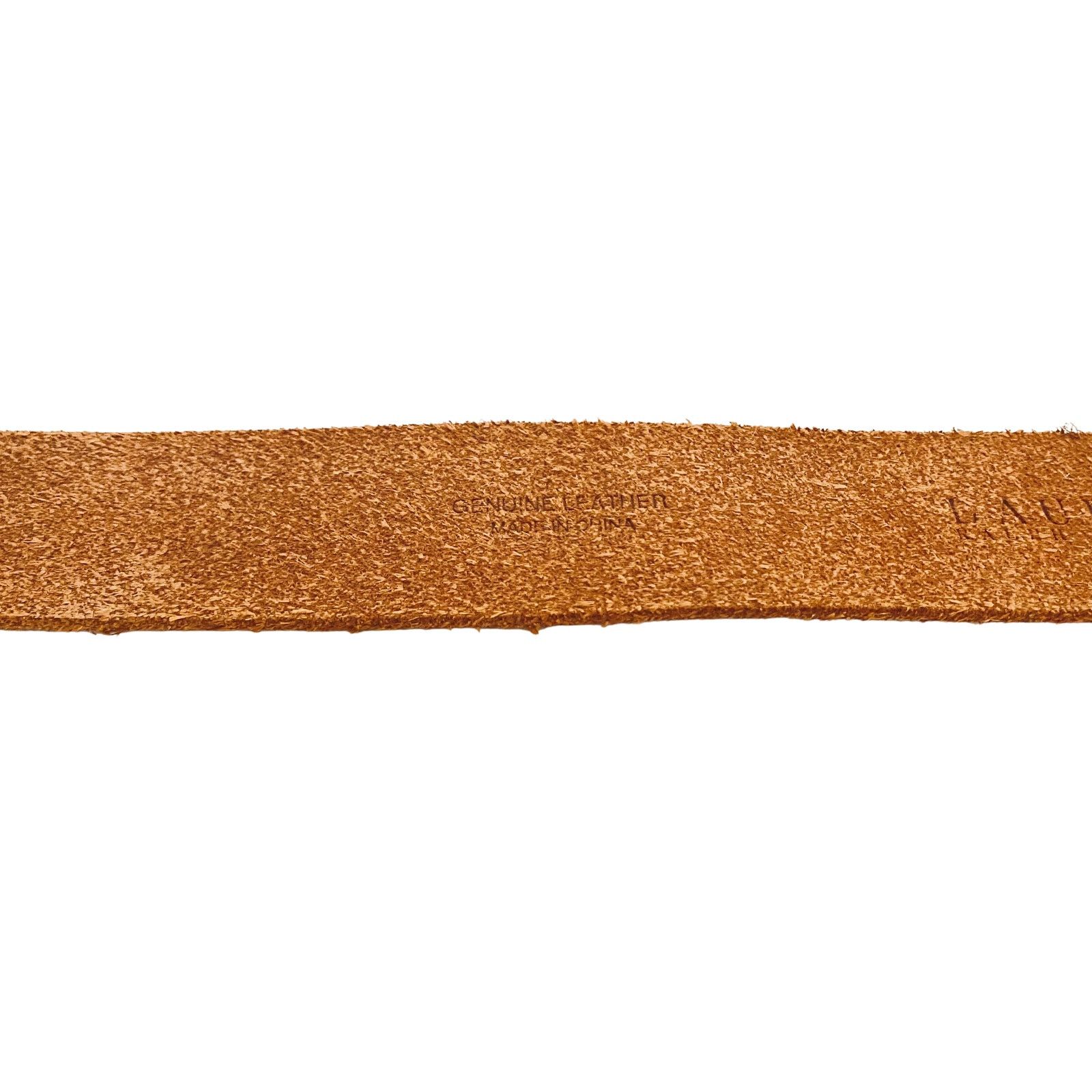 Ralph Lauren Ralph Lauren Tan Leather Belt with Brass Buckle Size 34 Size 34 - 8 Thumbnail
