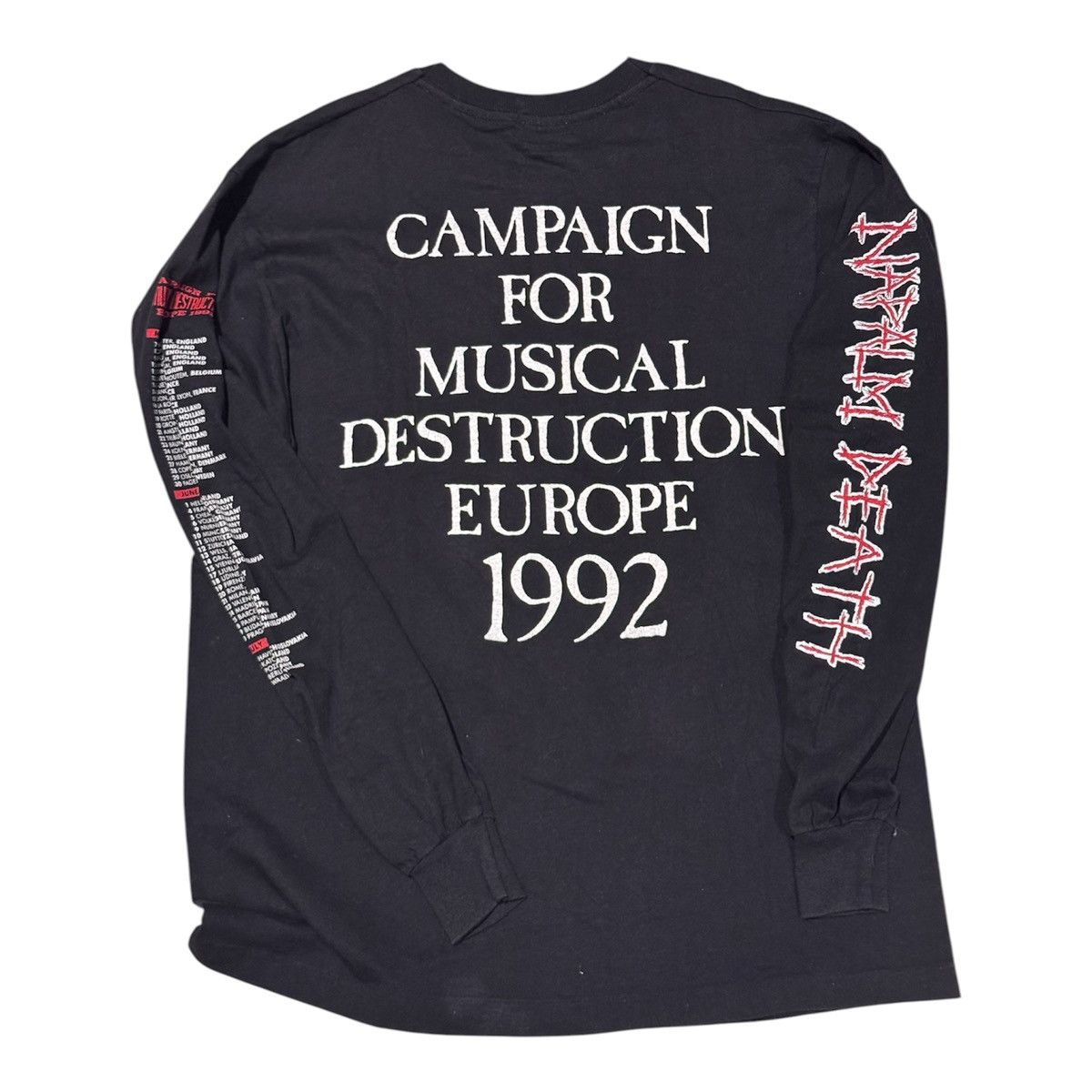 Other Napalm Death Campaign For Musical Destruction Tour 1992 tee Size US XL / EU 56 / 4 - 2 Thumbnail