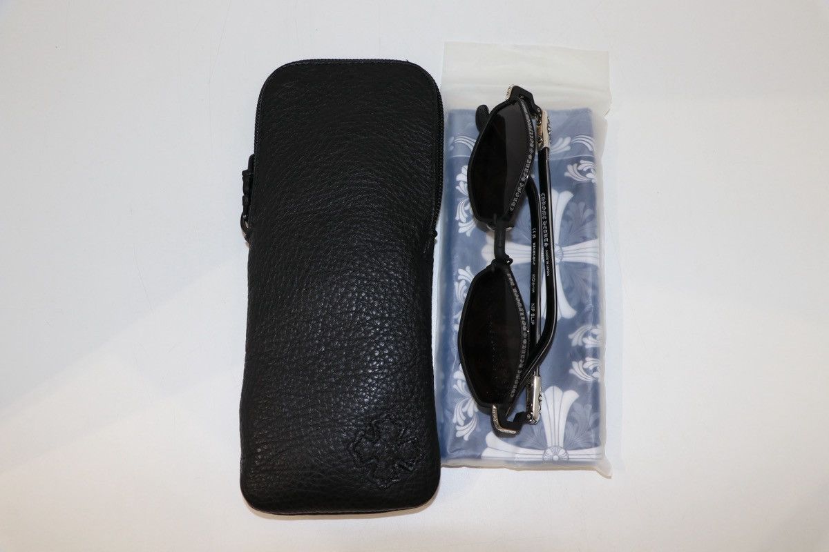 Chrome Hearts Chrome Hearts NIP SLIP Sunglasses Black/Silver New Size ONE SIZE - 14 Thumbnail