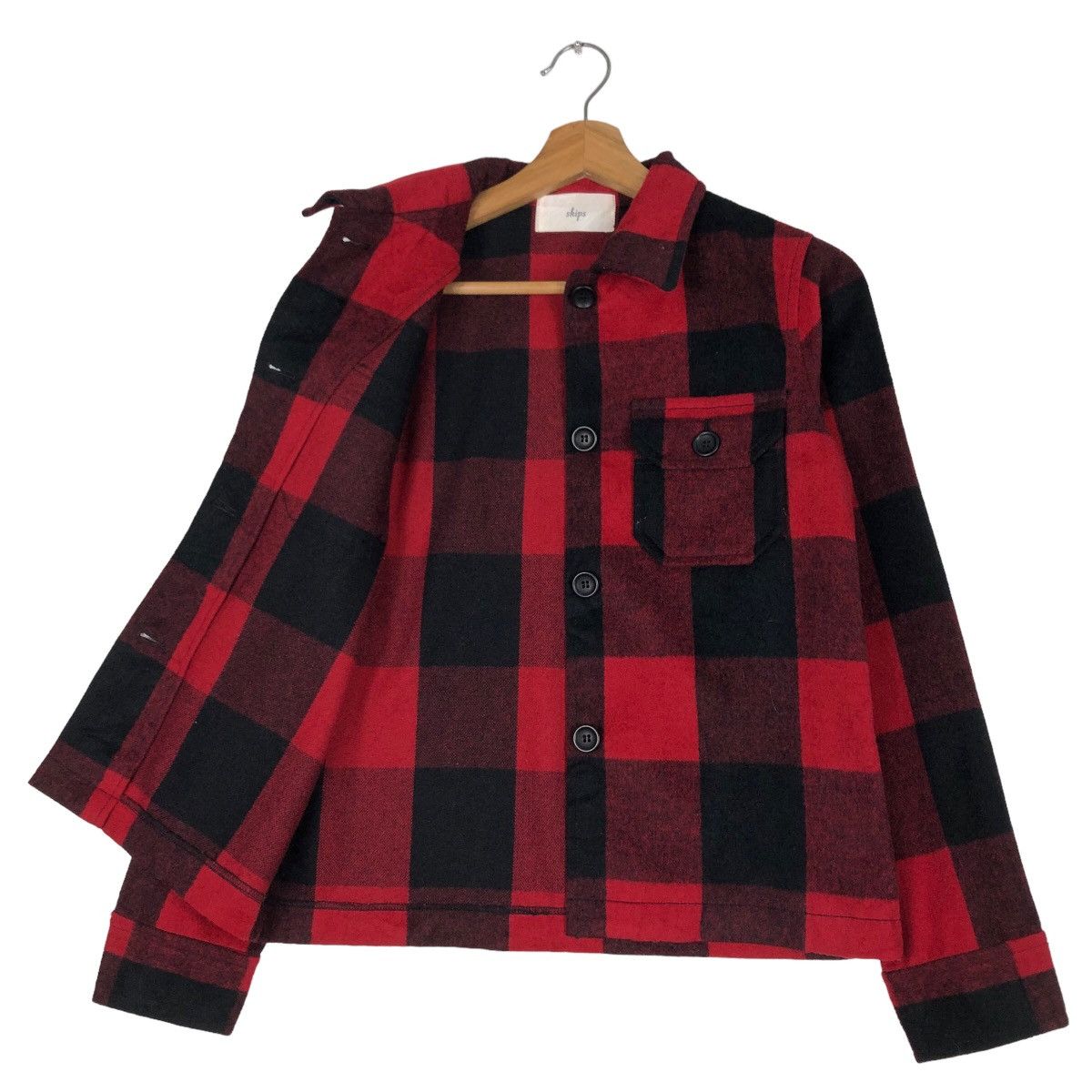 Japanese Brand Vintage Bomber Jacket Punk Design Tartan Ships Issey Miyake Size US M / EU 48-50 / 2 - 9 Thumbnail