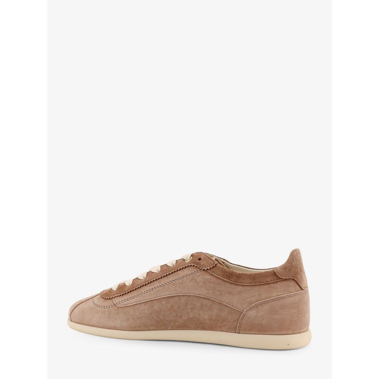 Brunello Cucinelli BRUNELLO CUCINELLI Beige Suede Sneakers New & Authentic (Men Size US 10 / EU 43 - 5 Thumbnail