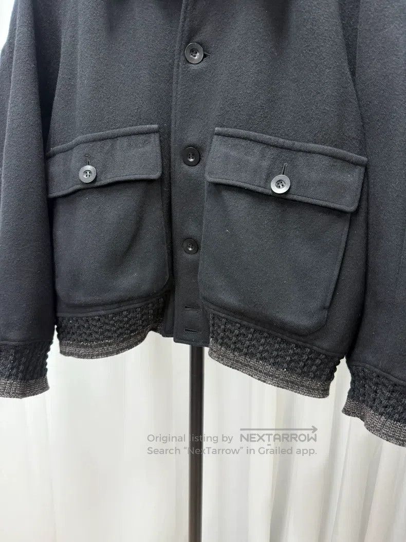 Yohji Yamamoto Yohji Yamamoto Patchwork wool short wide jacket Size US M / EU 48-50 / 2 - 3 Thumbnail