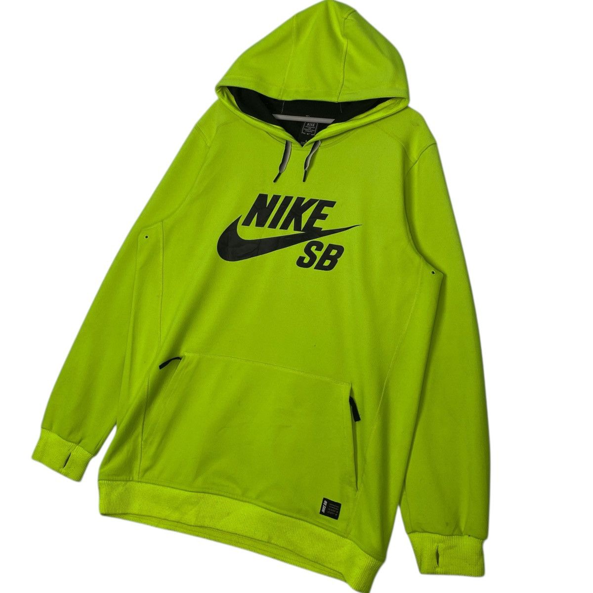 Vintage Vintage Nike Hoodie Sweater Big Logo Printed Neon Size L Size US L / EU 52-54 / 3 - 2 Thumbnail