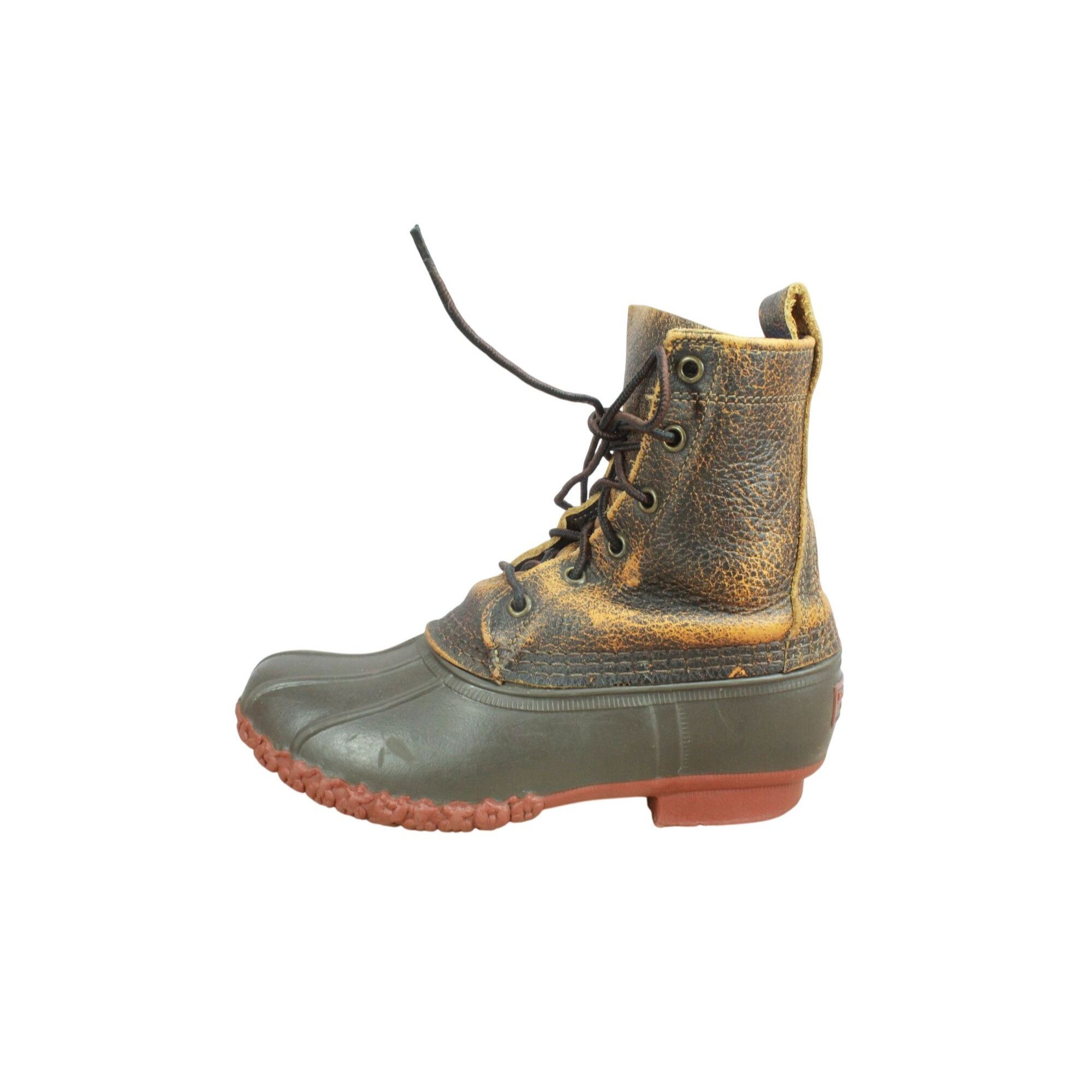 L.L. Bean LL Bean Women's Bean Boot Bison Dark Brown Brick Red Size 6 Size US 6 / IT 36 - 1 Thumbnail