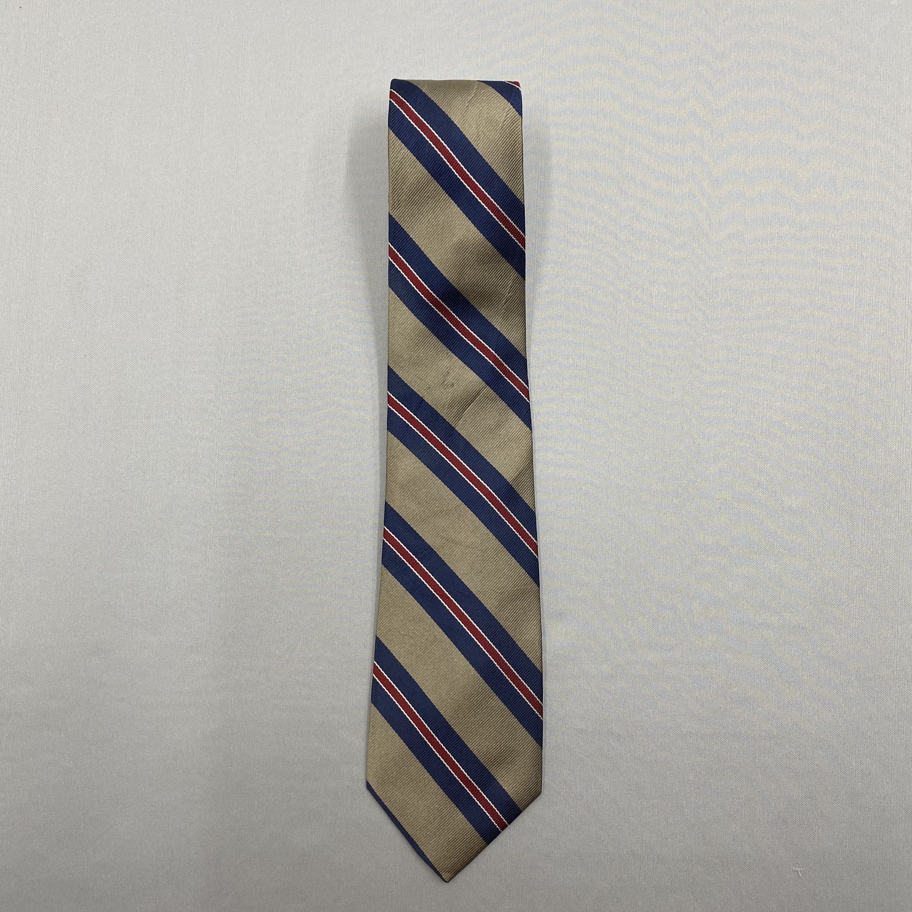 Aquascutum Vintage Aquascutum SILK Necktie Cravate Pure Silk Neck Tie Size ONE SIZE - 3 Thumbnail