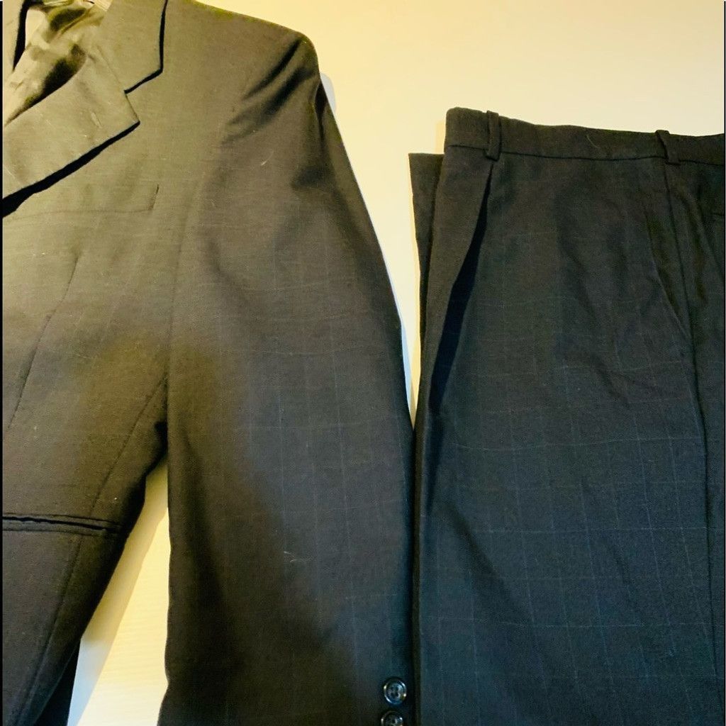 Other Dénommé Vincent Wool Men’s Suit in Navy size 40 Size 40R - 3 Thumbnail