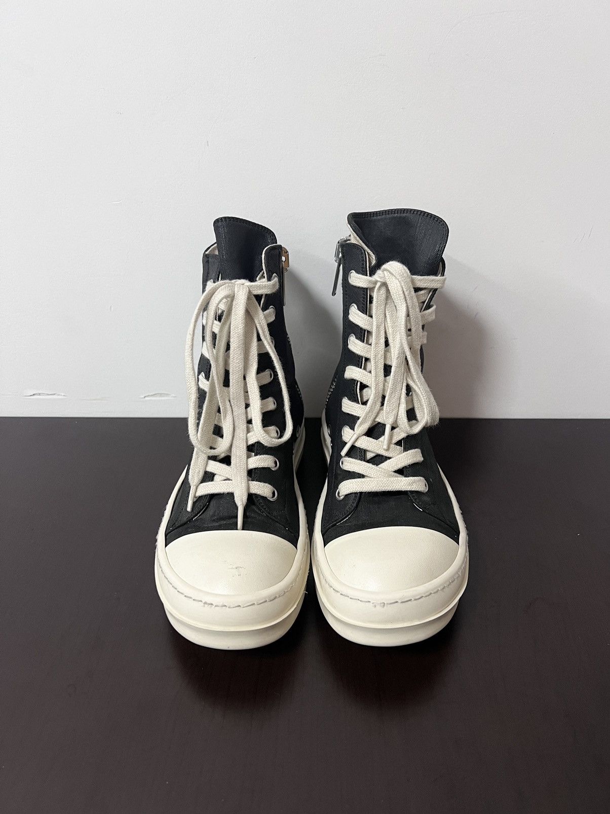 Rick Owens Drkshdw Rick owens ramones high top sneakers sz35 Size US 5 / IT 35 - 3 Thumbnail