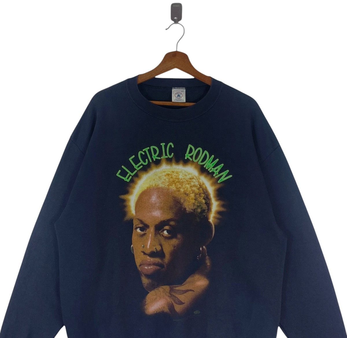 NBA × Vintage Vintage 90s Dennis Rodman American Legend NBA Crewneck Size US L / EU 52-54 / 3 - 4 Thumbnail