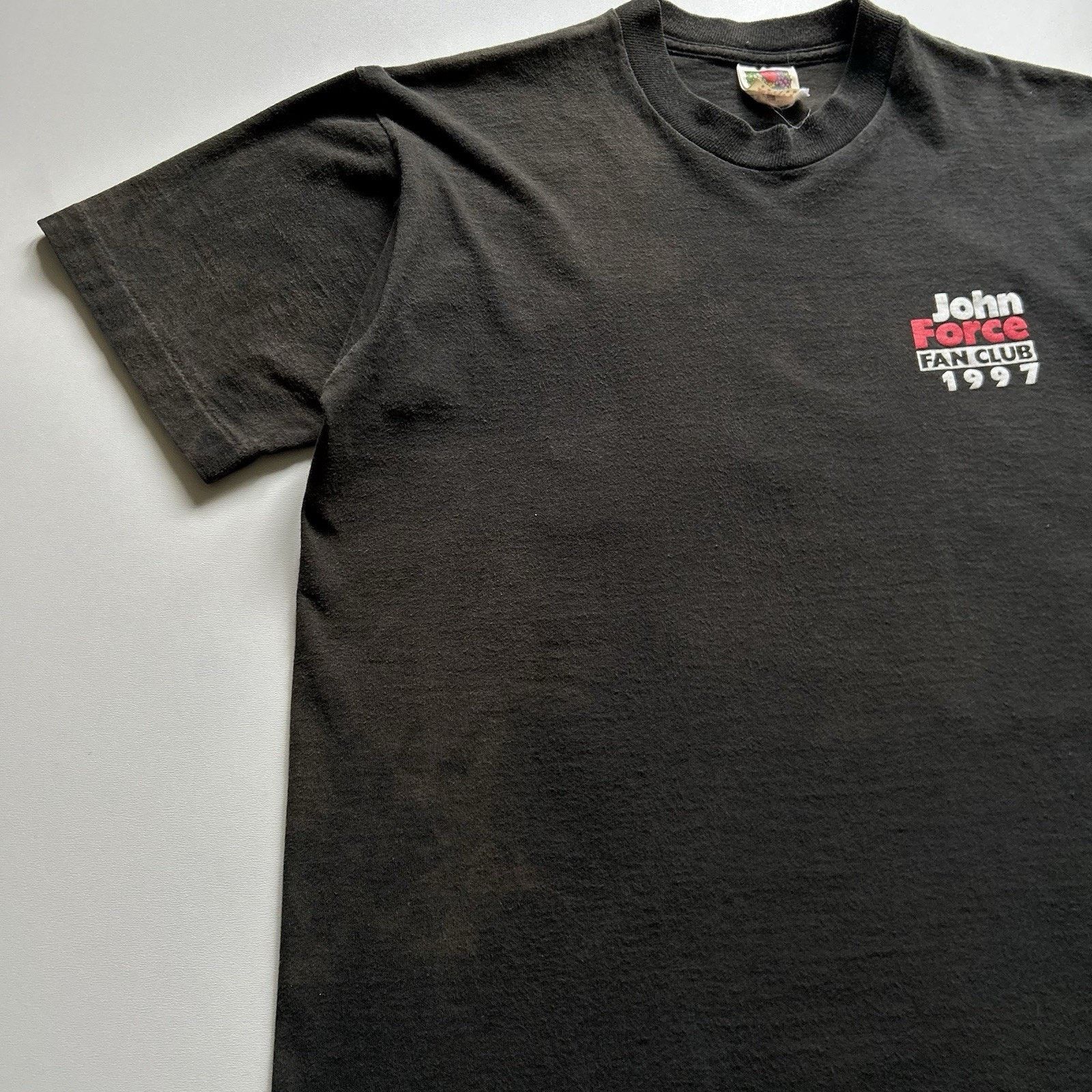 Fruit Of The Loom Vintage John Force T Shirt Medium 90s NHRA Drag Racing Rare Size US M / EU 48-50 / 2 - 4 Thumbnail