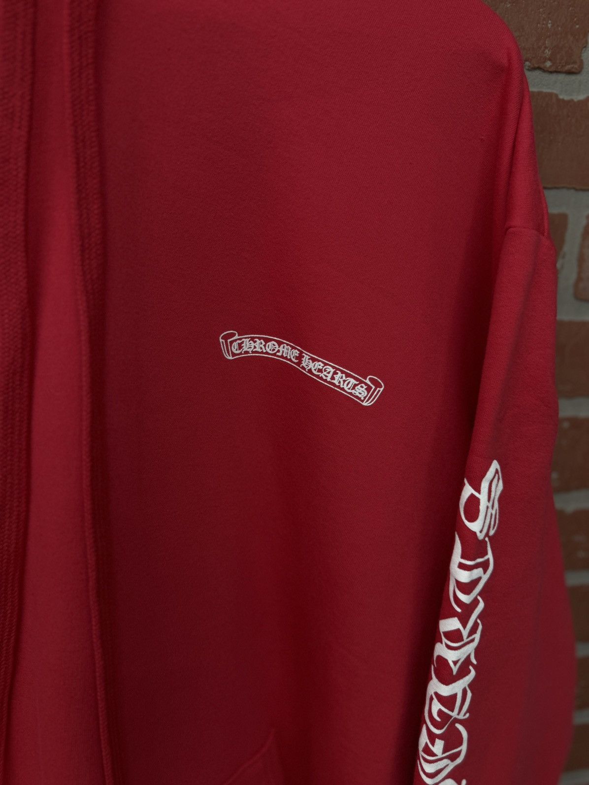Chrome Hearts Chrome Hearts Red Stencil Web Hoodie Size XL (NEW) Size US XL / EU 56 / 4 - 6 Thumbnail