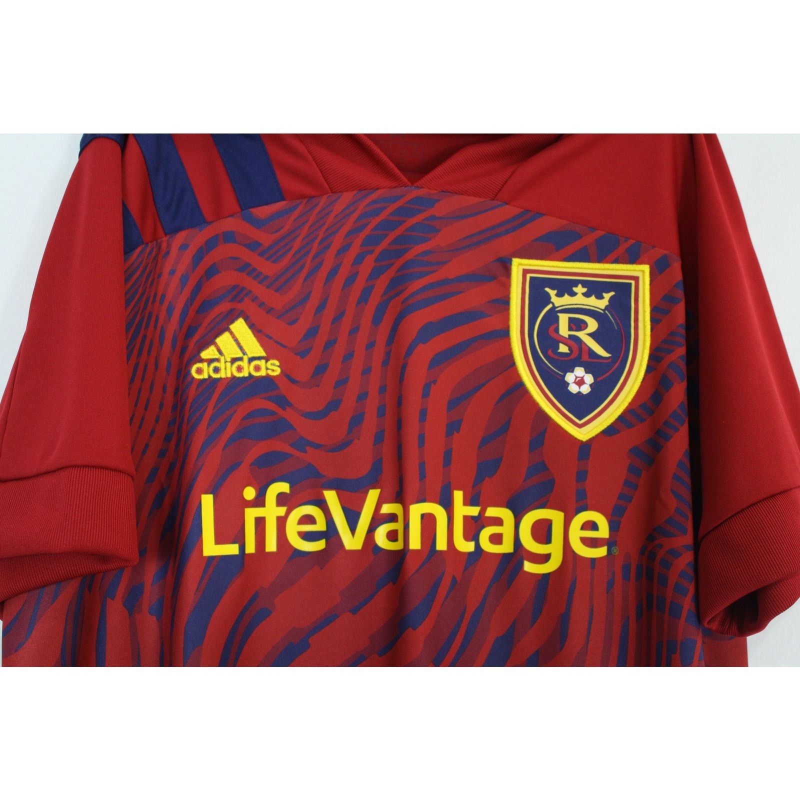 Adidas Adidas Real Salt Lake Jersey M Applewhite MLS Soccer NWT Size US M / EU 48-50 / 2 - 2 Thumbnail