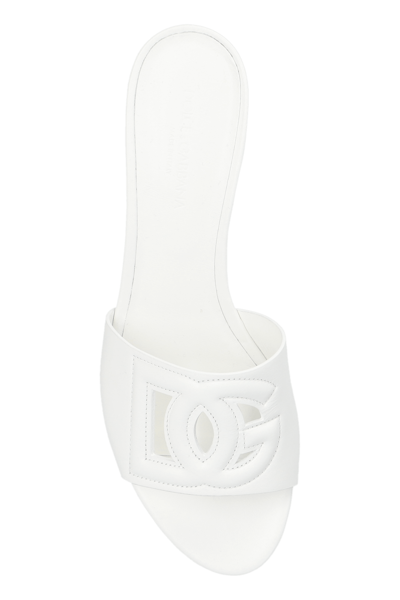 Dolce & Gabbana o1s22i1n0225 DG Logo Slides in White Size US 9 / IT 39 - 6 Thumbnail