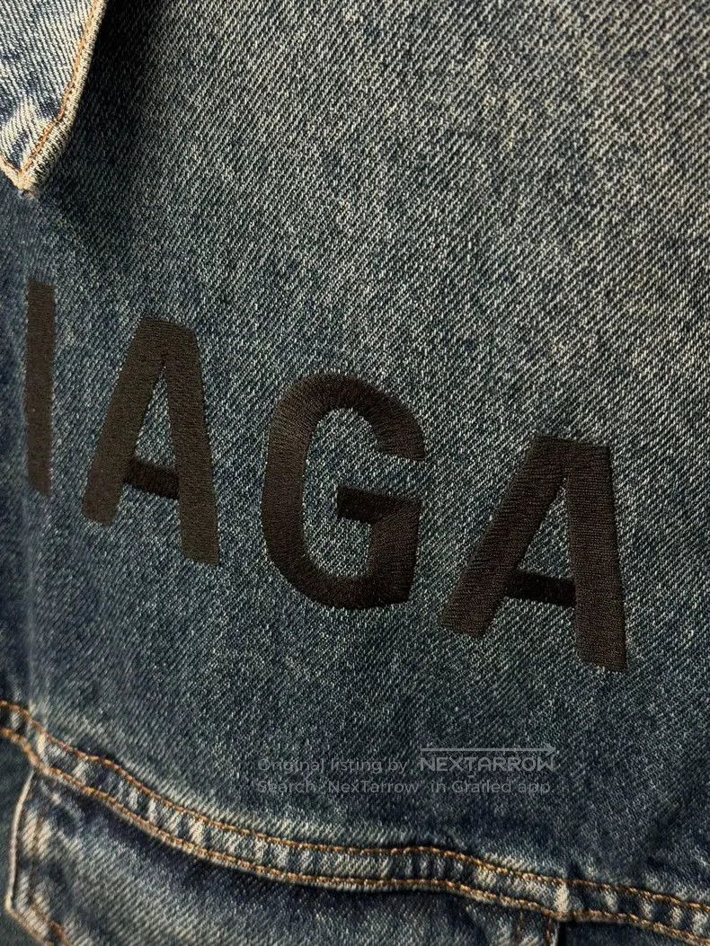 Balenciaga Balenciaga SS20 Embroidered Denim Jacket. Size US S / EU 44-46 / 1 - 4 Thumbnail
